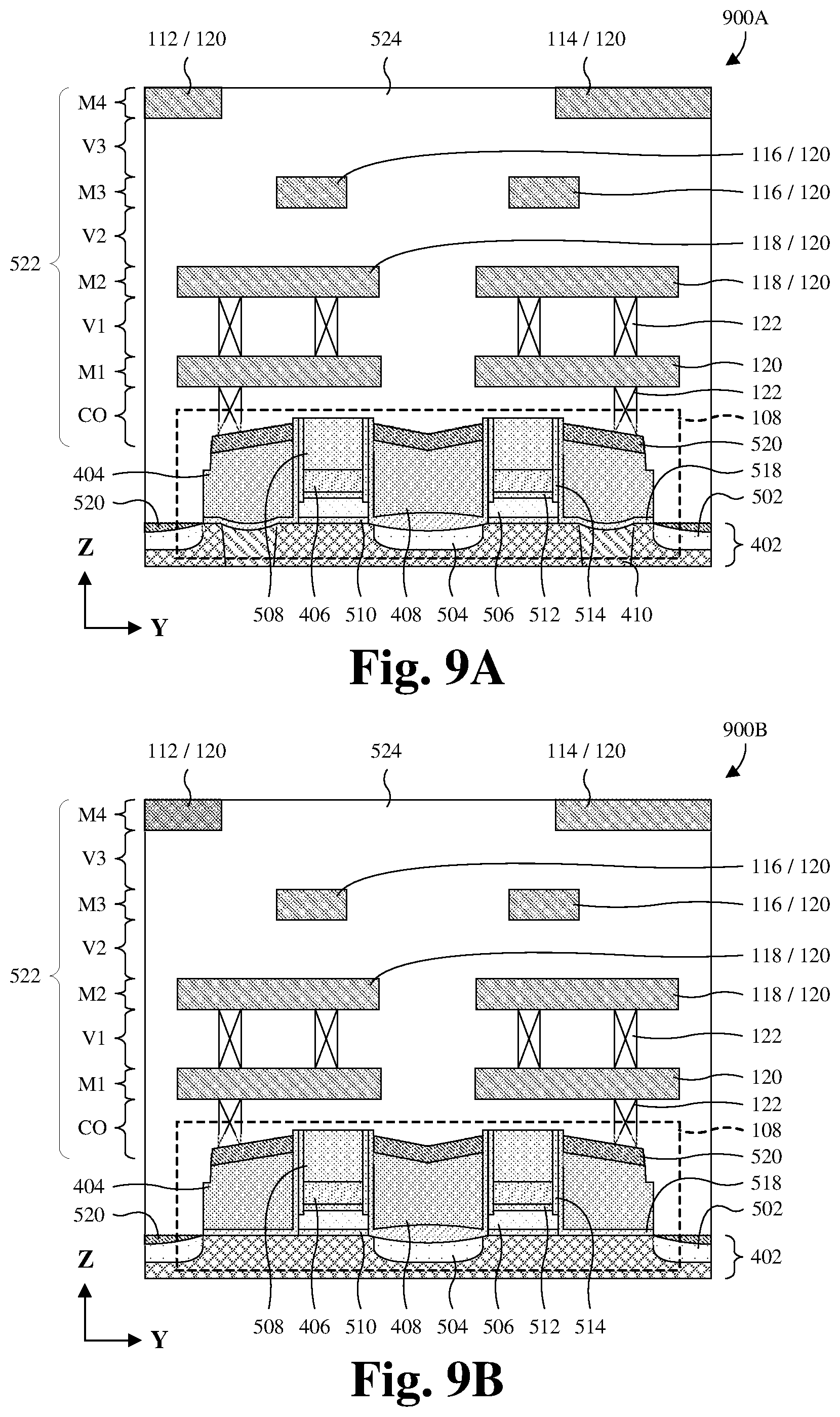 Patent US12101931 Figure 9 – Strap-cell architecture for embedded memory