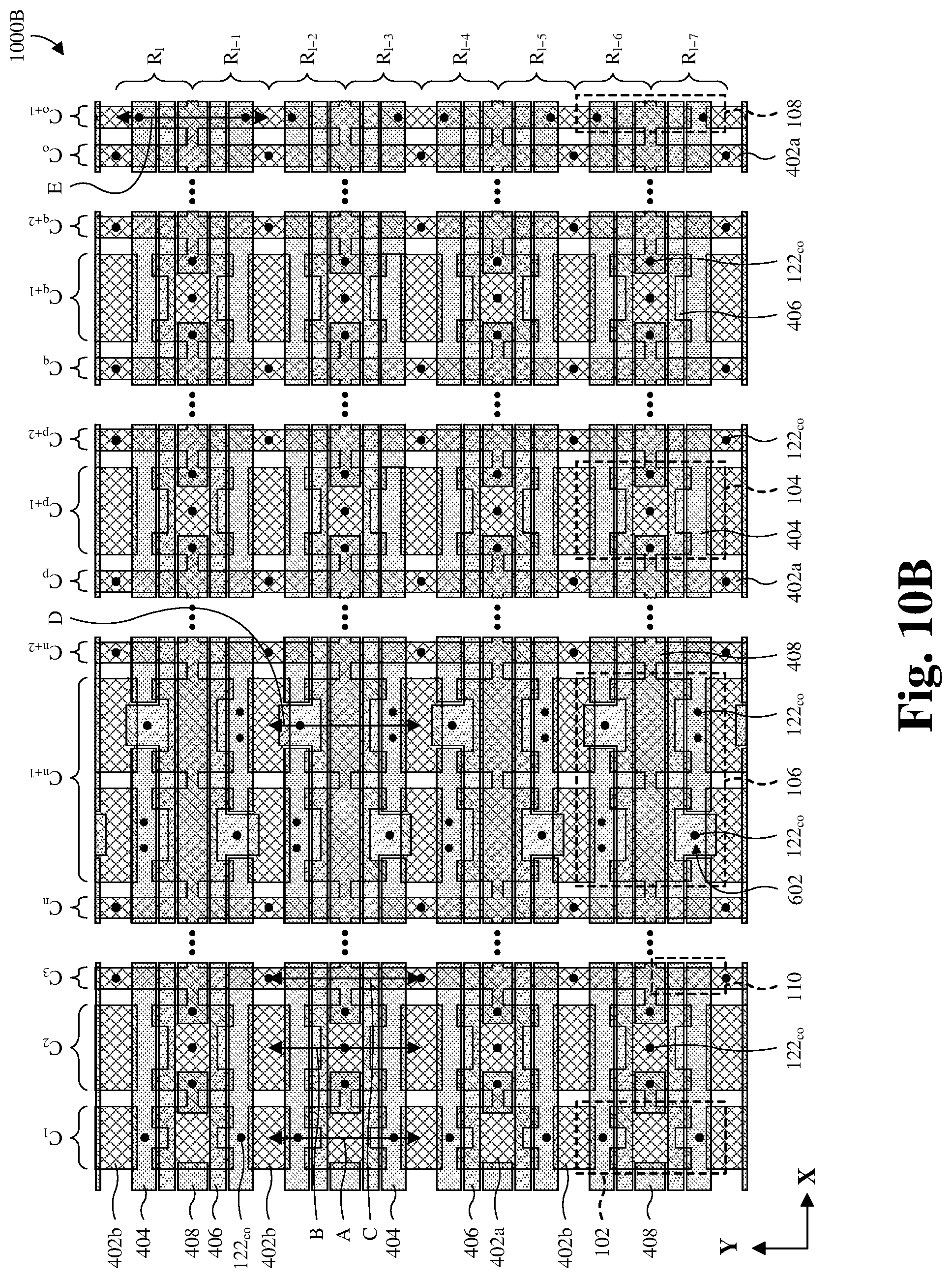 Patent US12101931 Figure 11 – Strap-cell architecture for embedded memory