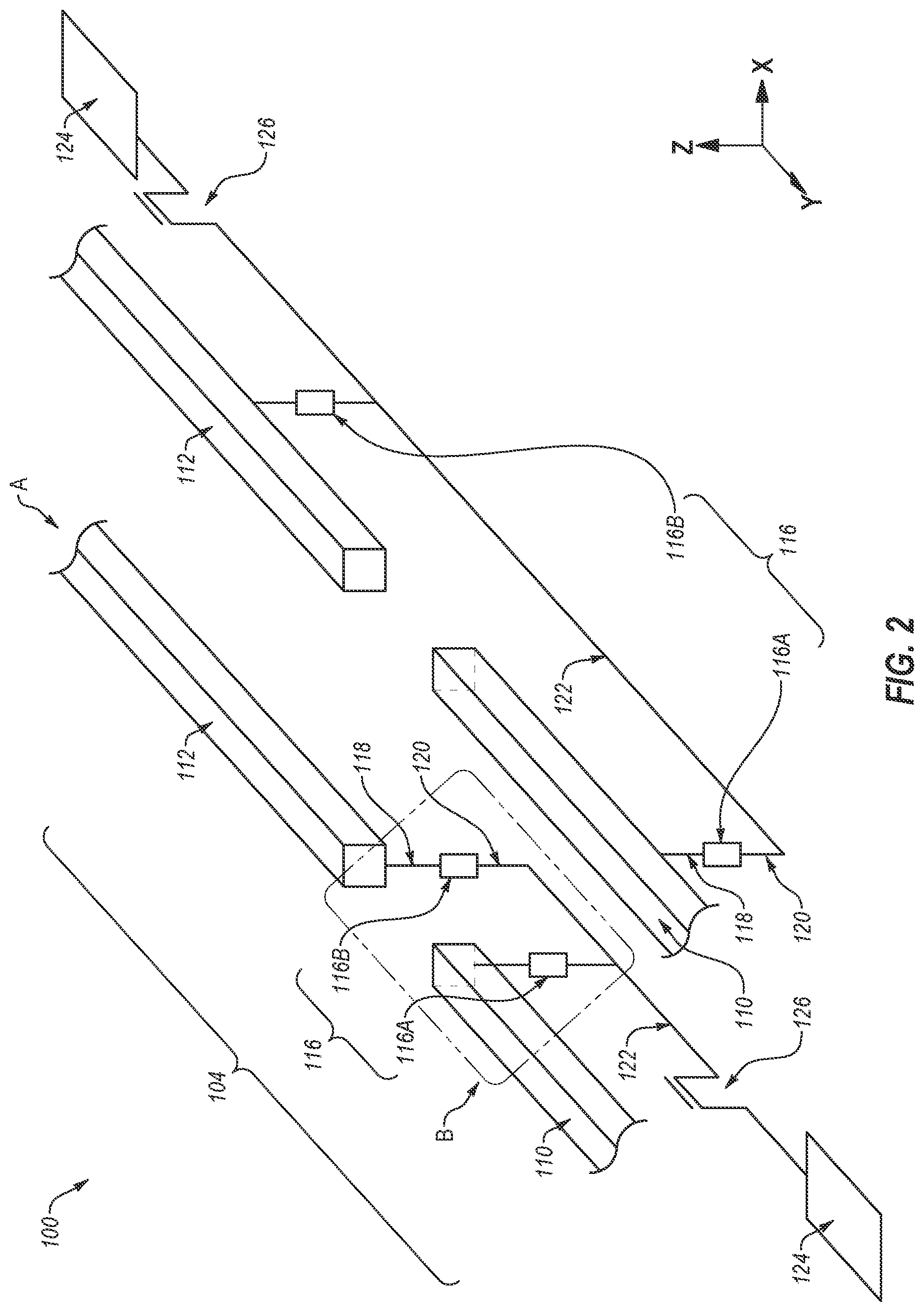 Patent US12101932 Figure 2 – Microelectronic devices, and related memory devices and electronic systems