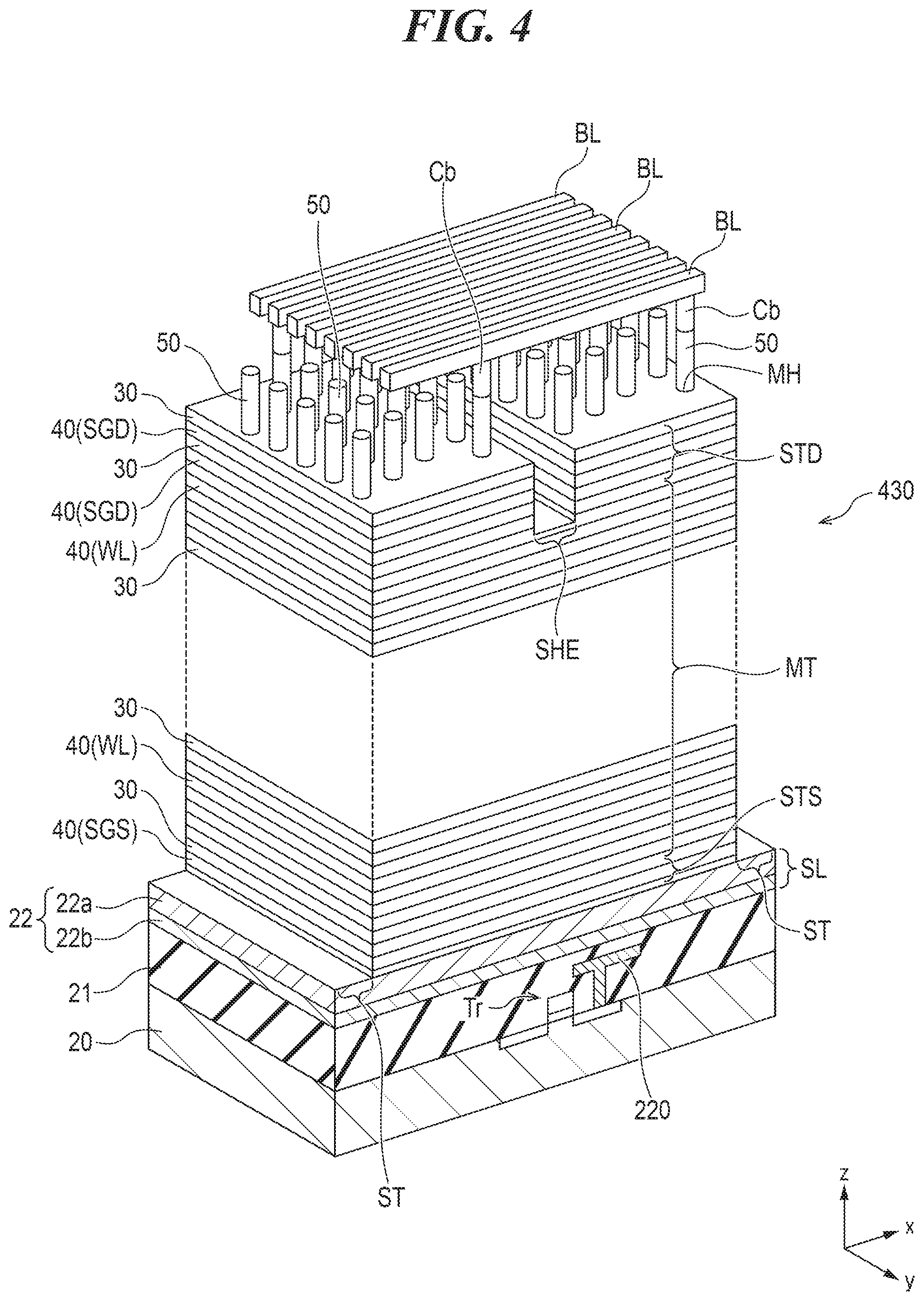 Patent US12101933 Figure 4 – Semiconductor device and method of manufacturing the same