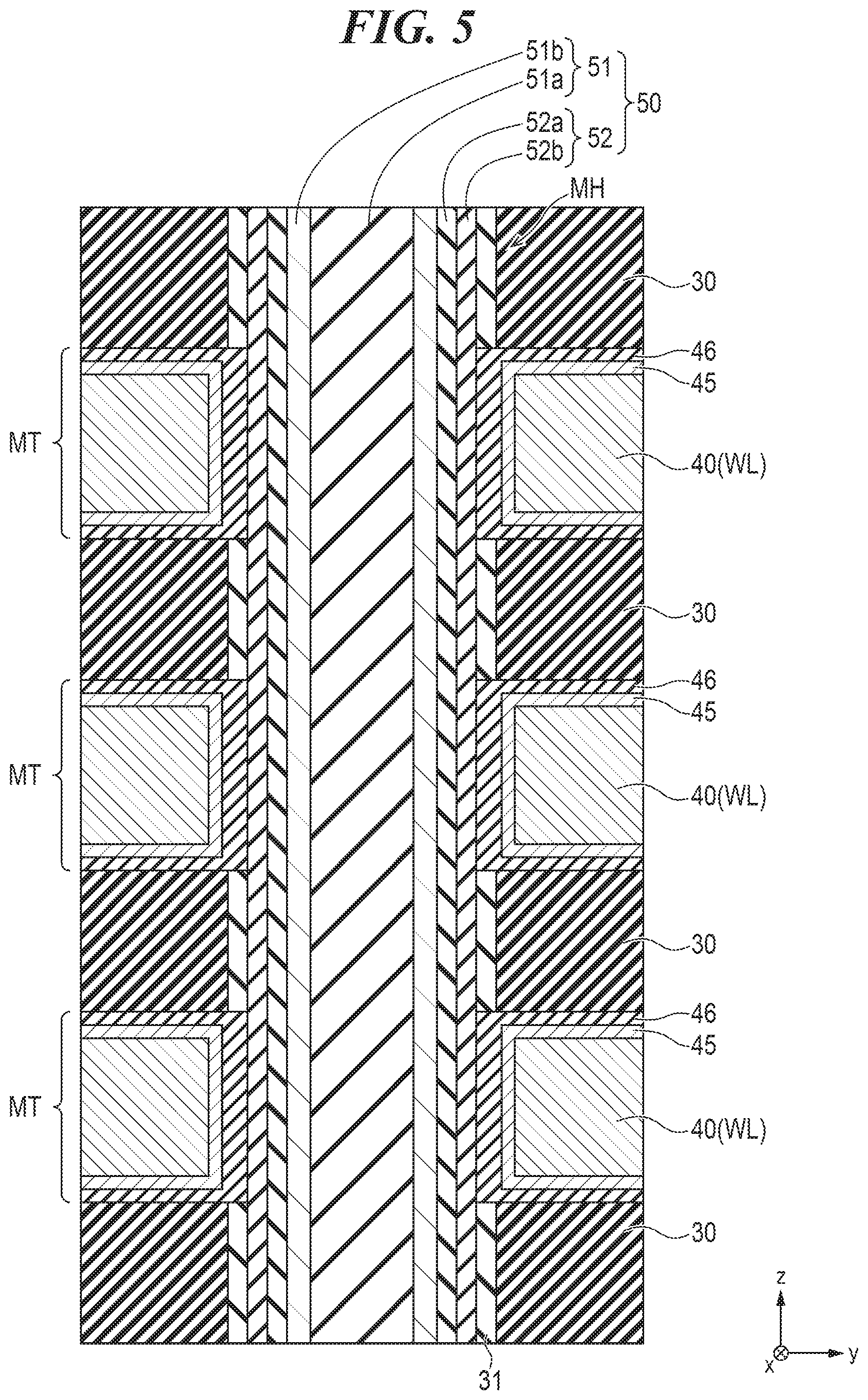 Patent US12101933 Figure 5 – Semiconductor device and method of manufacturing the same