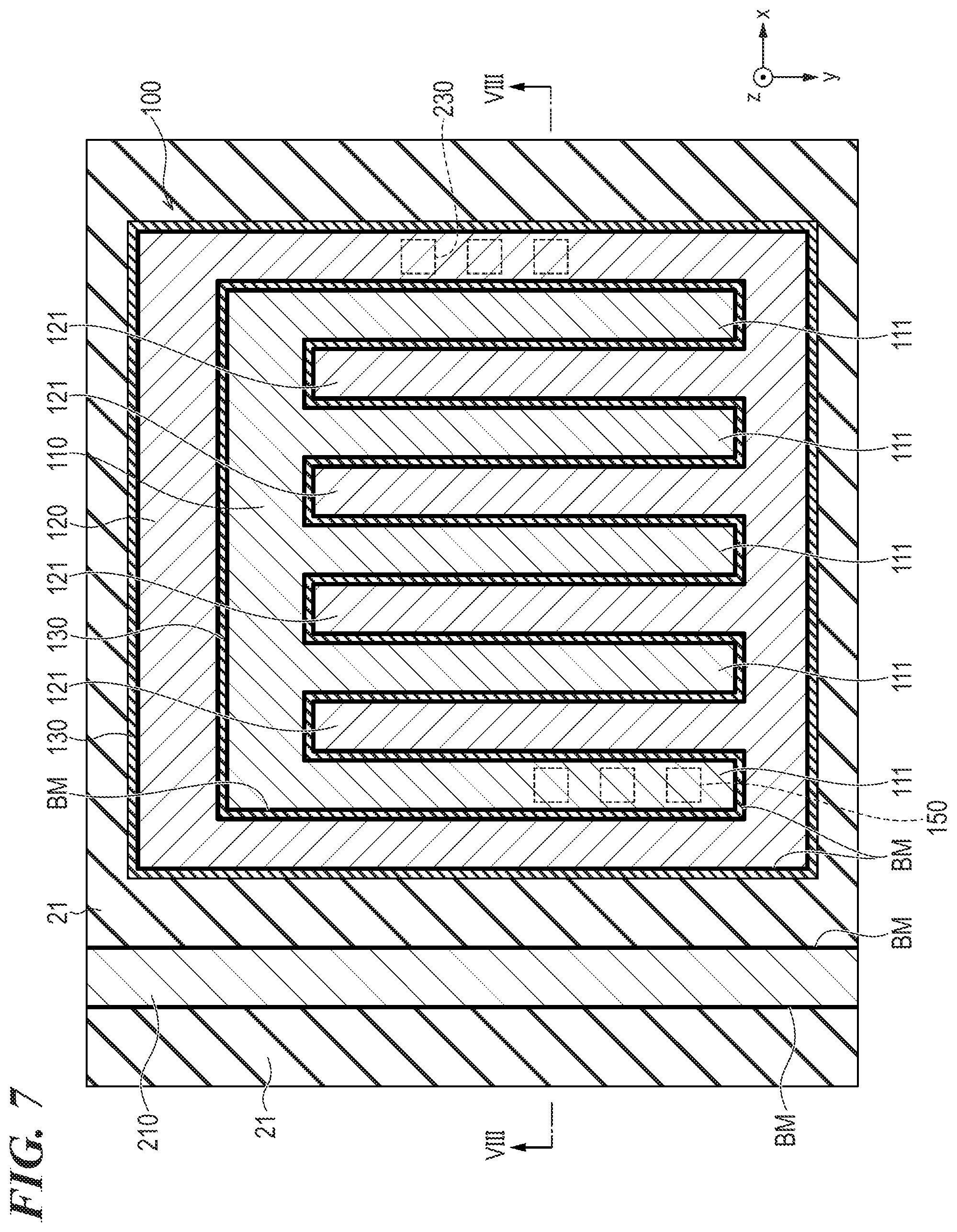 Patent US12101933 Figure 7 – Semiconductor device and method of manufacturing the same