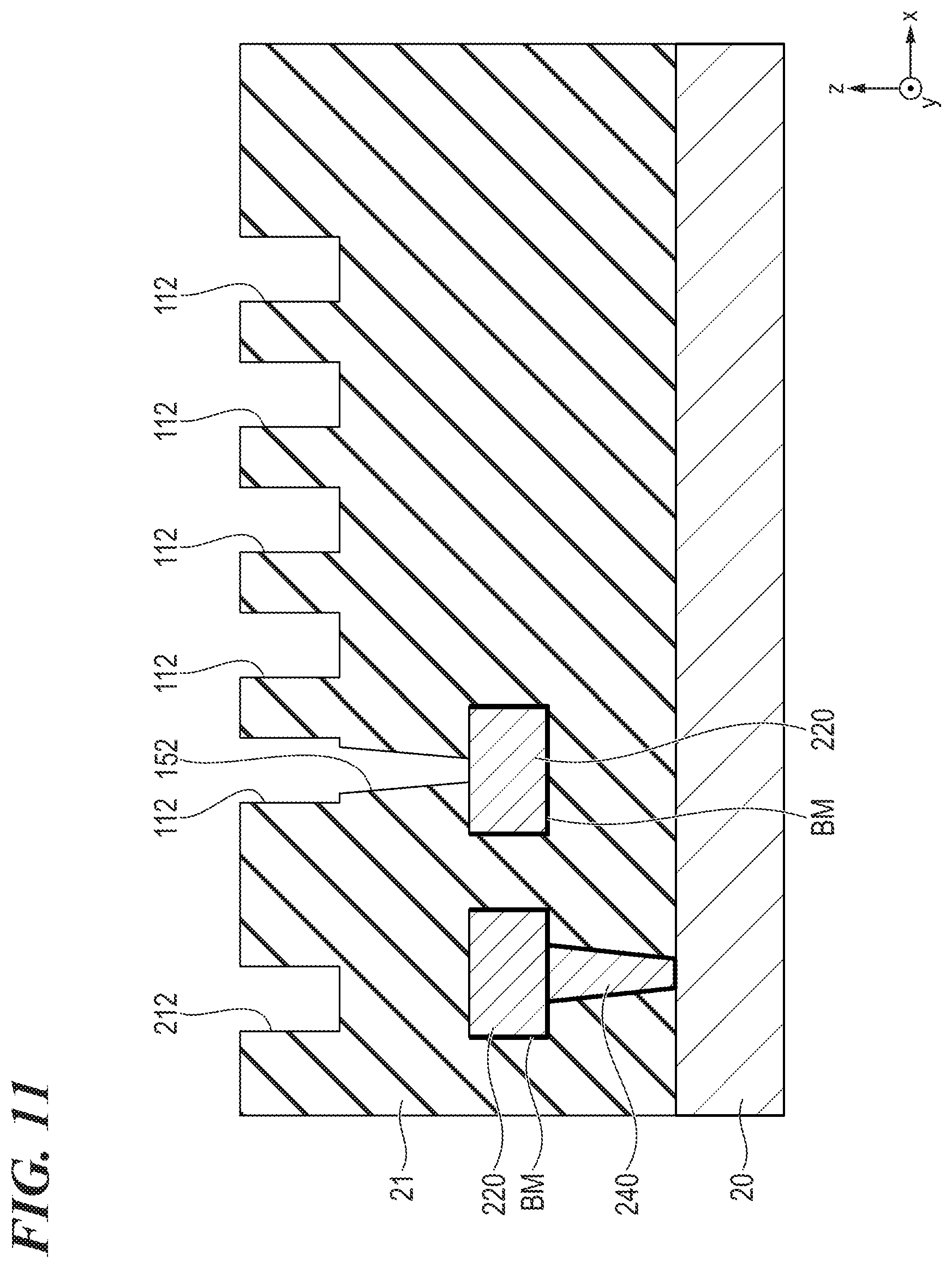 Patent US12101933 Figure 11 – Semiconductor device and method of manufacturing the same