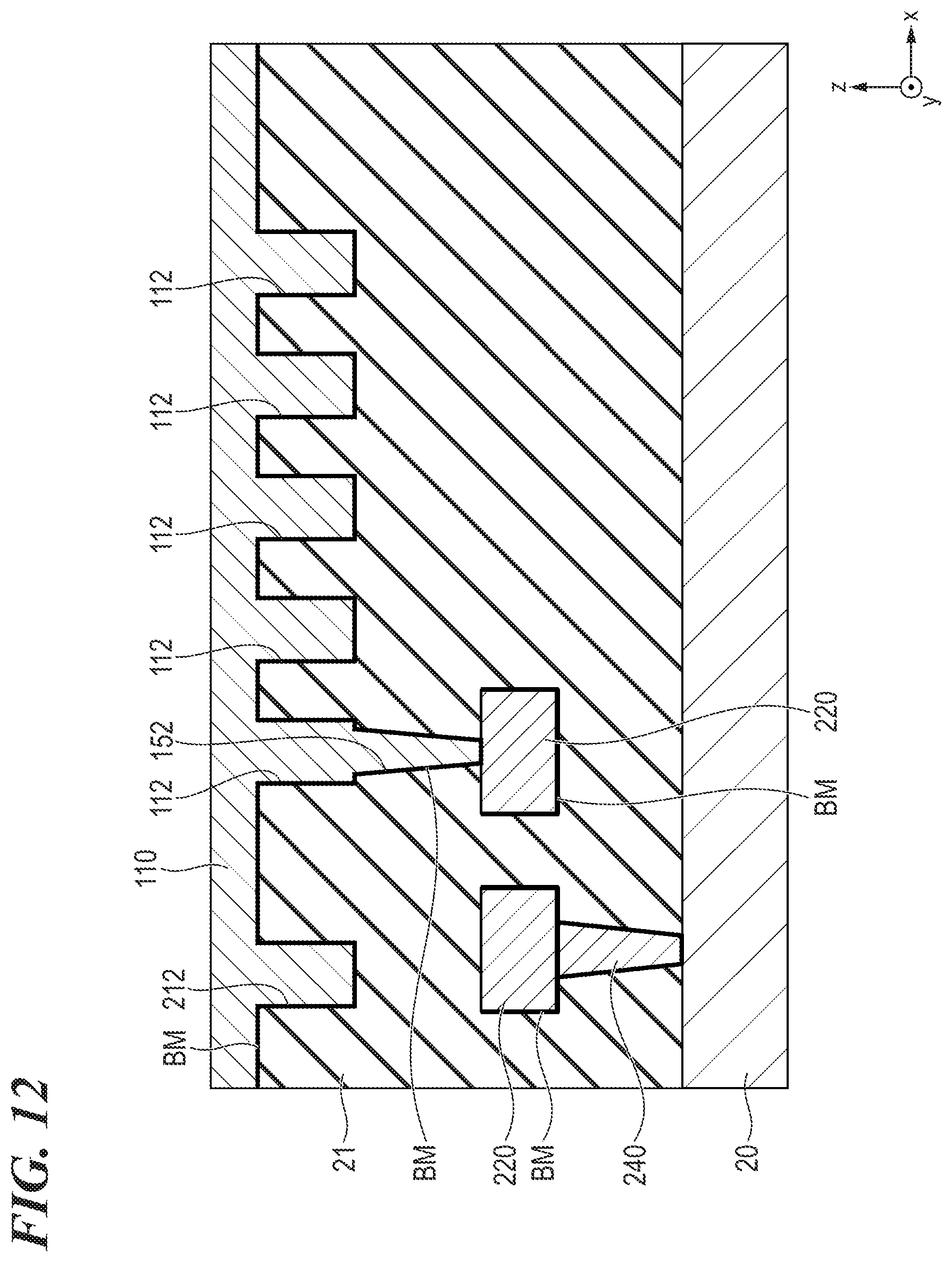 Patent US12101933 Figure 12 – Semiconductor device and method of manufacturing the same