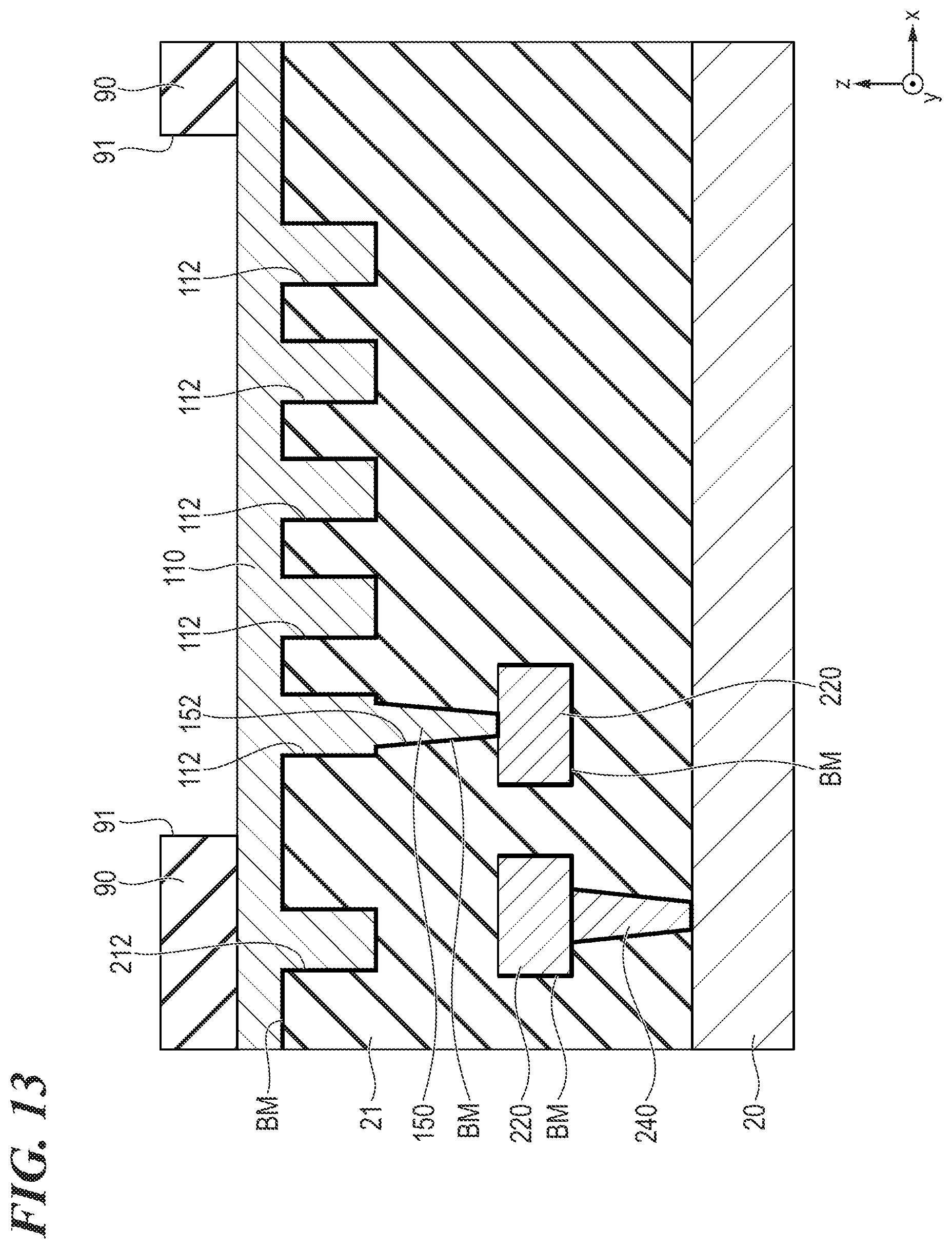 Patent US12101933 Figure 13 – Semiconductor device and method of manufacturing the same