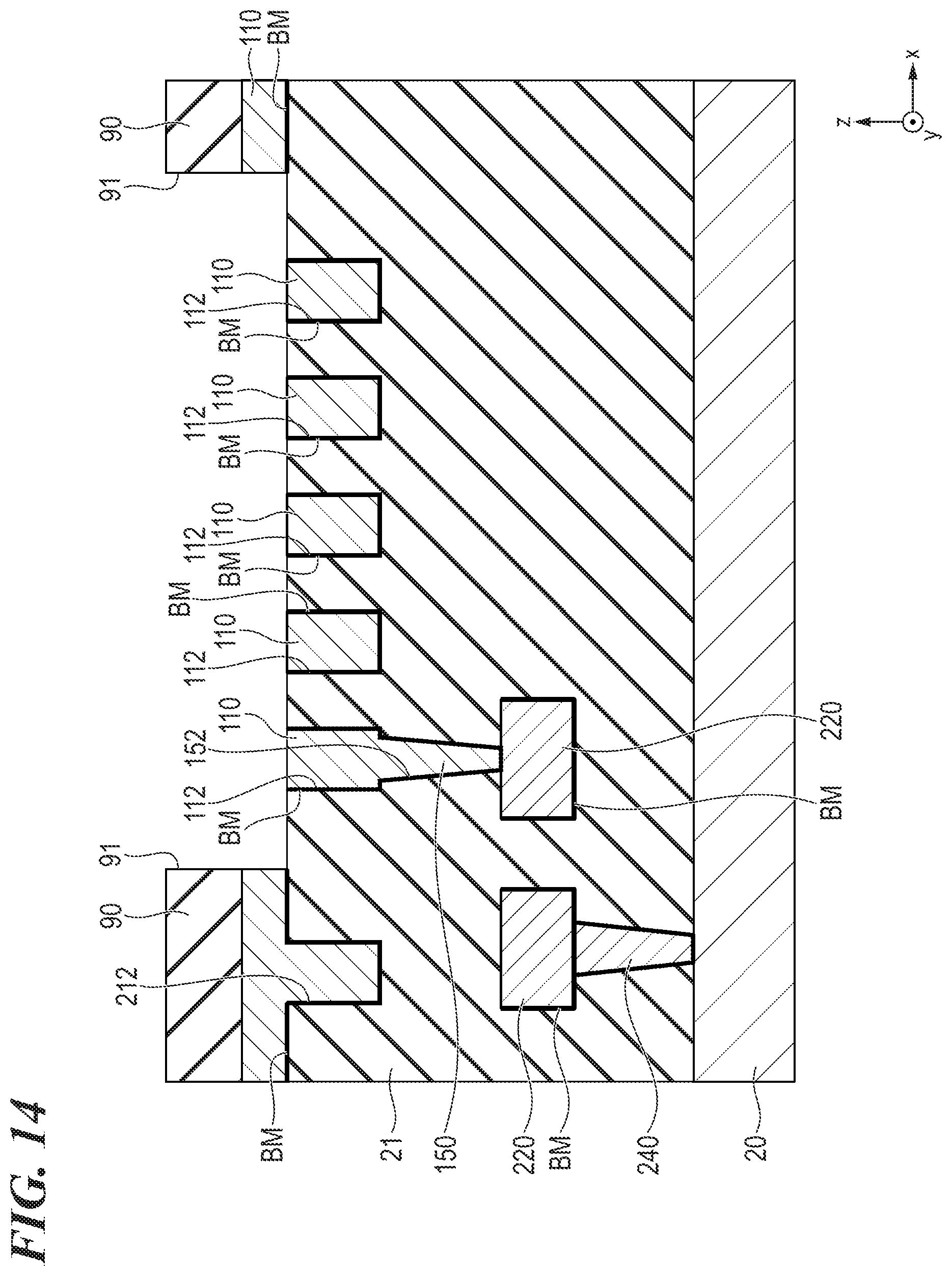 Patent US12101933 Figure 14 – Semiconductor device and method of manufacturing the same