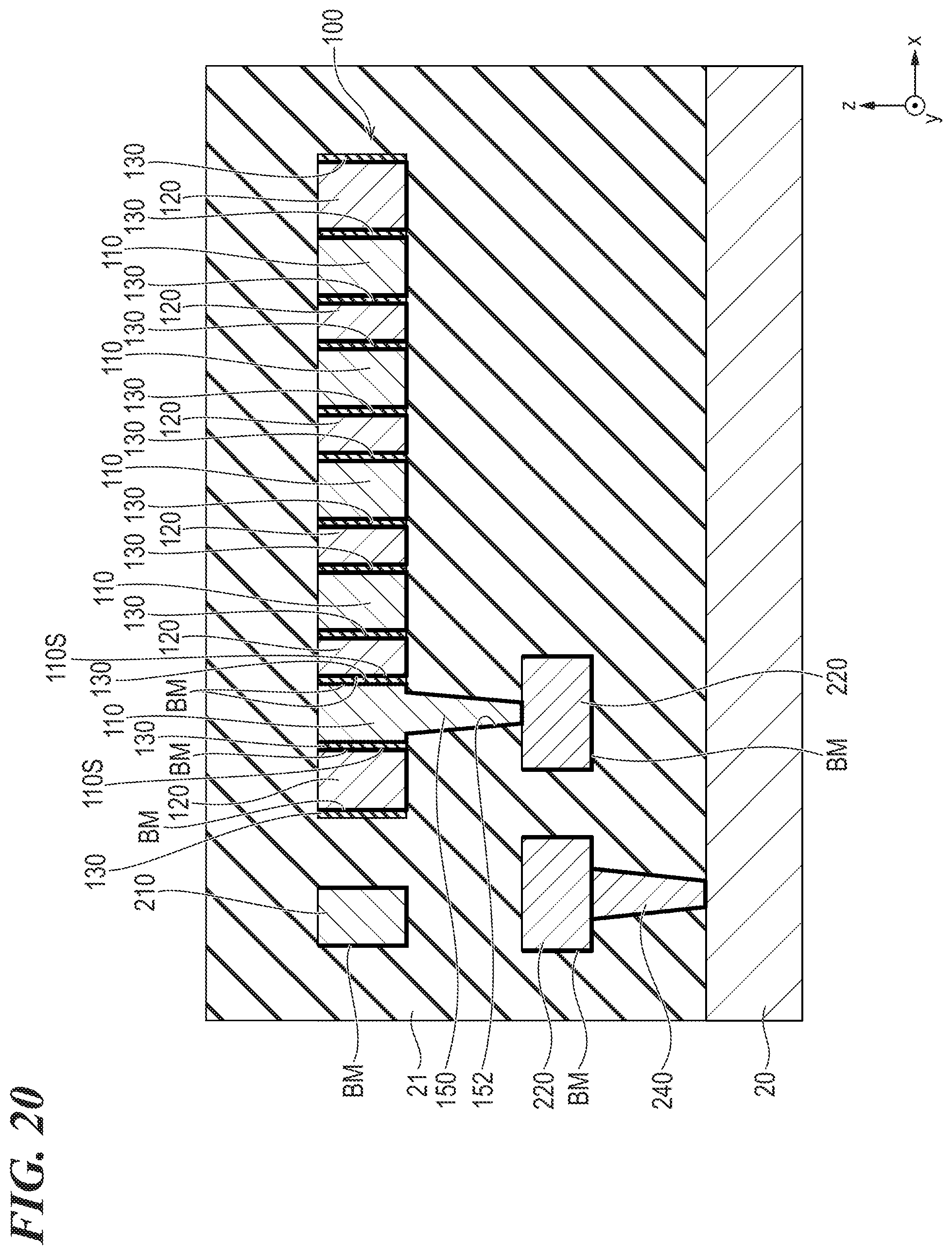 Patent US12101933 Figure 20 – Semiconductor device and method of manufacturing the same