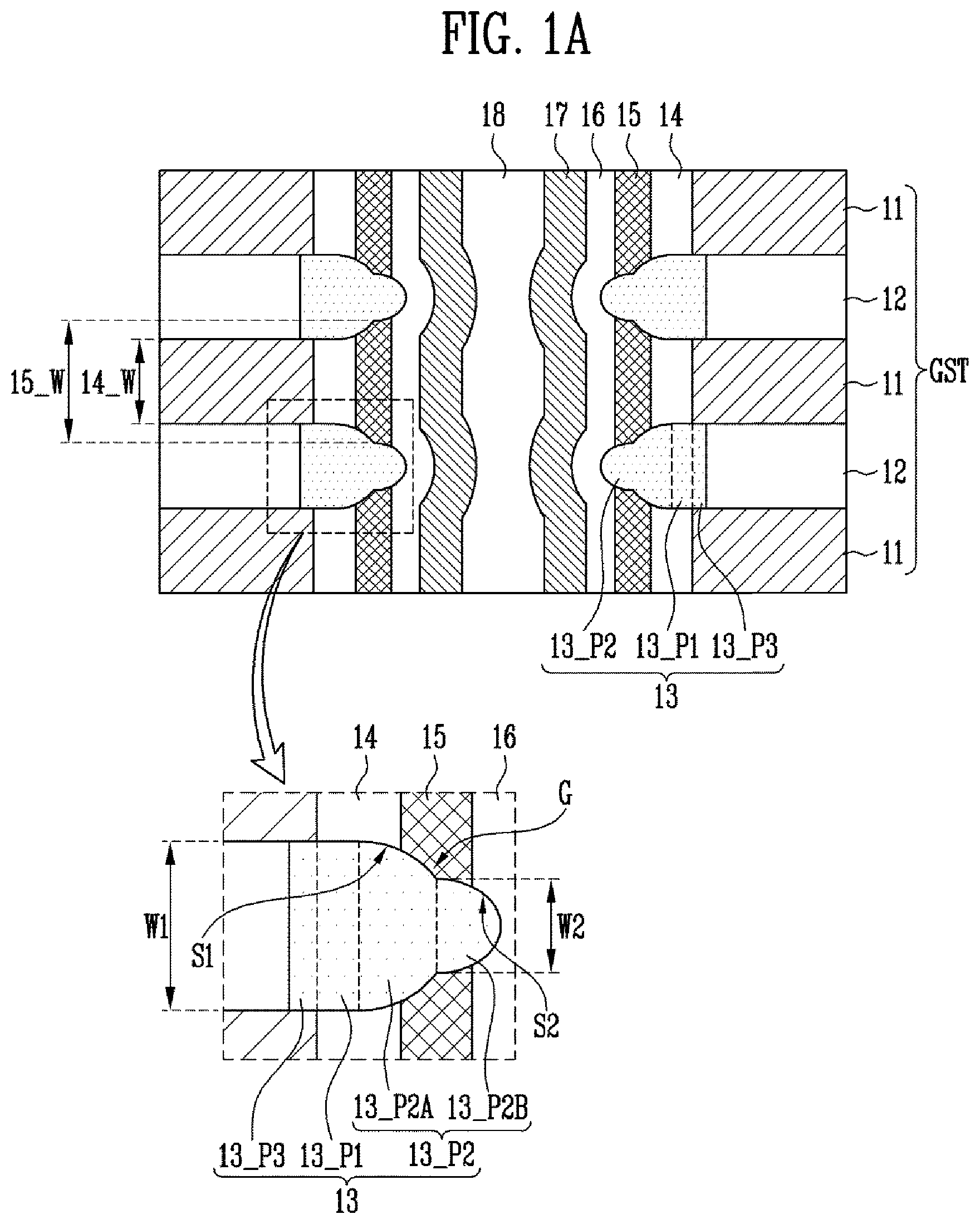 Patent US12101935 Figure 1 – Semiconductor device and manufacturing method of semiconductor device