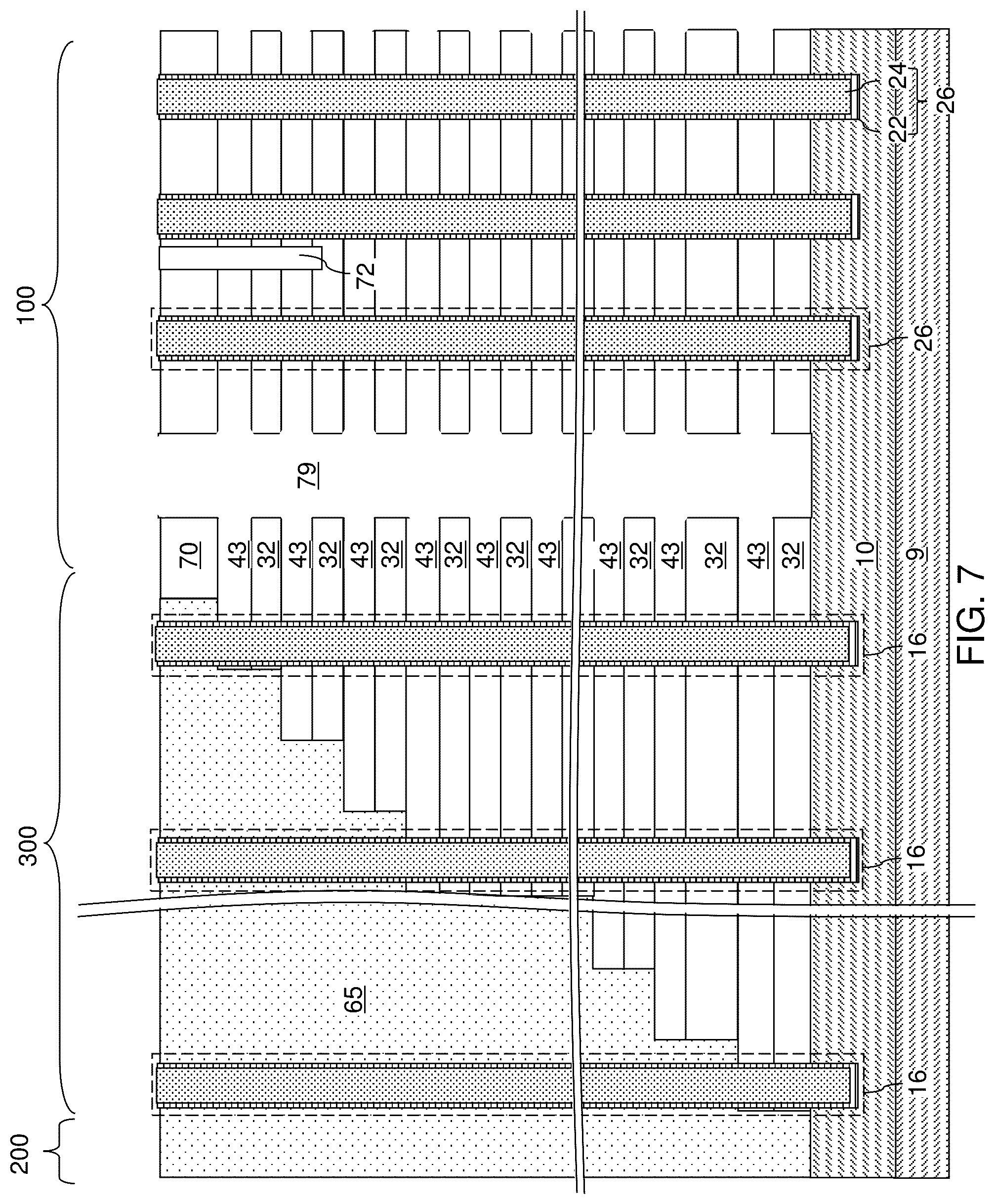 Patent US12101936 Figure 9 – Three dimensional memory device and method of making thereof by forming channel and memory film after word line replacement