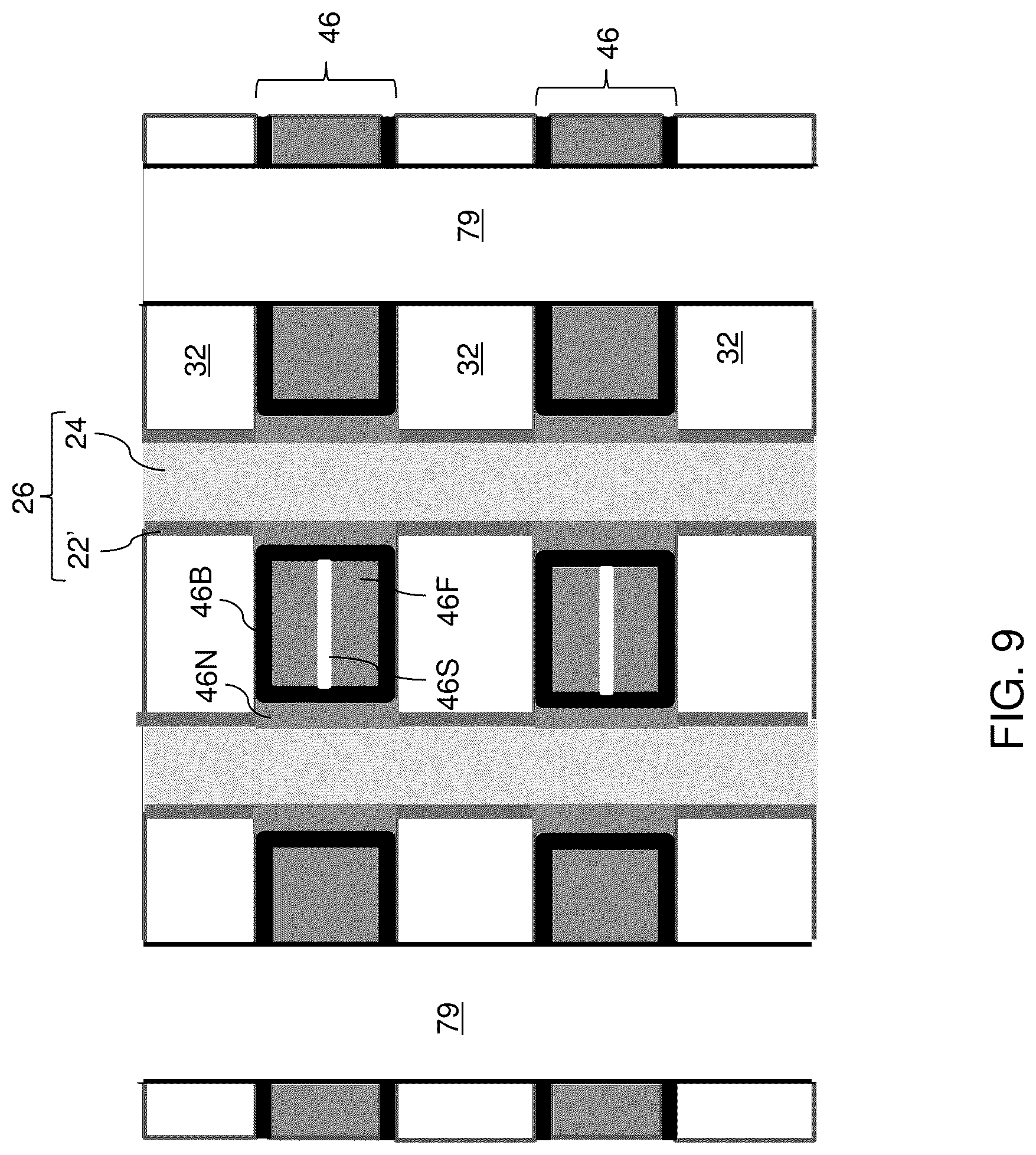 Patent US12101936 Figure 11 – Three dimensional memory device and method of making thereof by forming channel and memory film after word line replacement