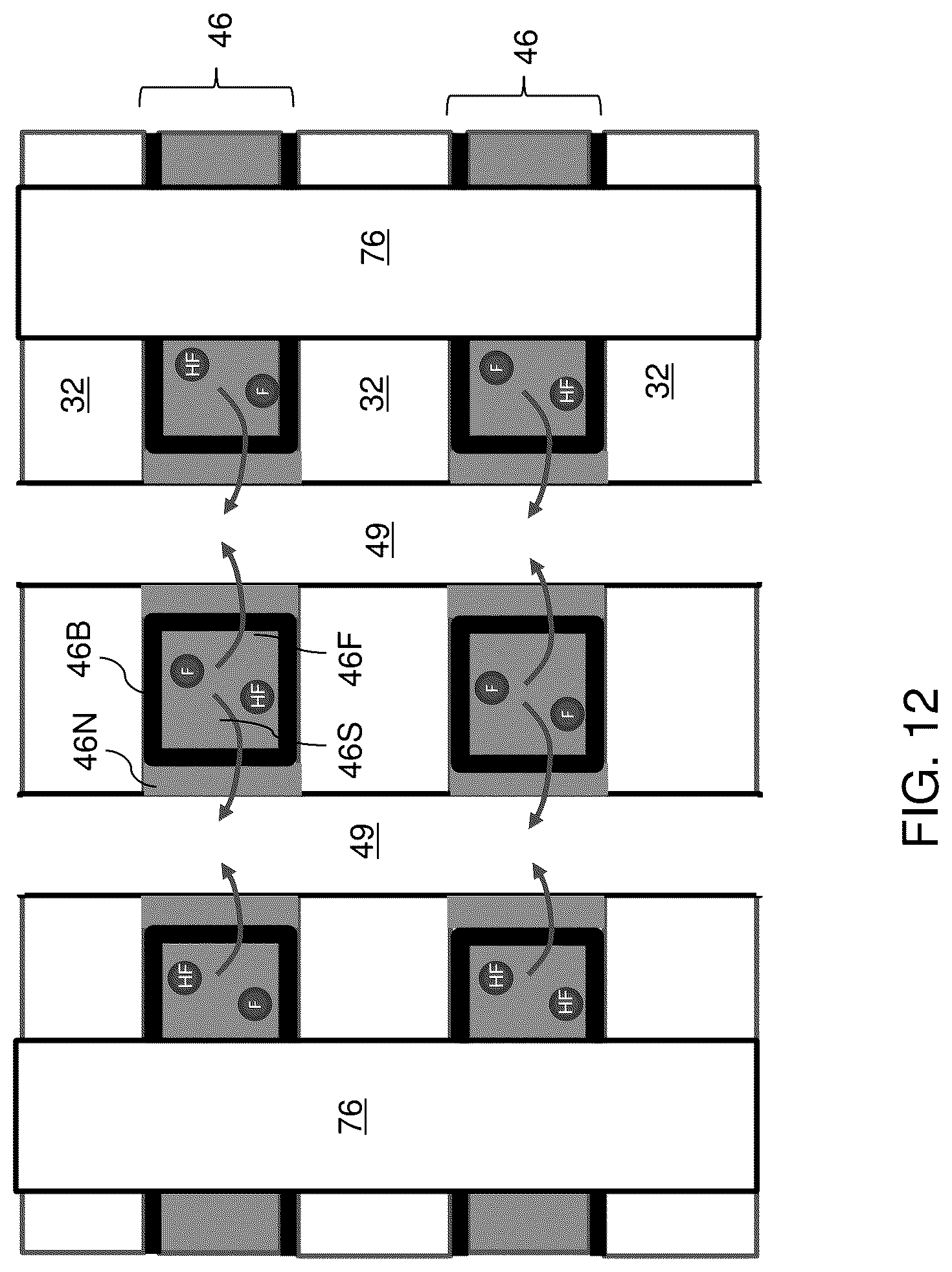 Patent US12101936 Figure 14 – Three dimensional memory device and method of making thereof by forming channel and memory film after word line replacement