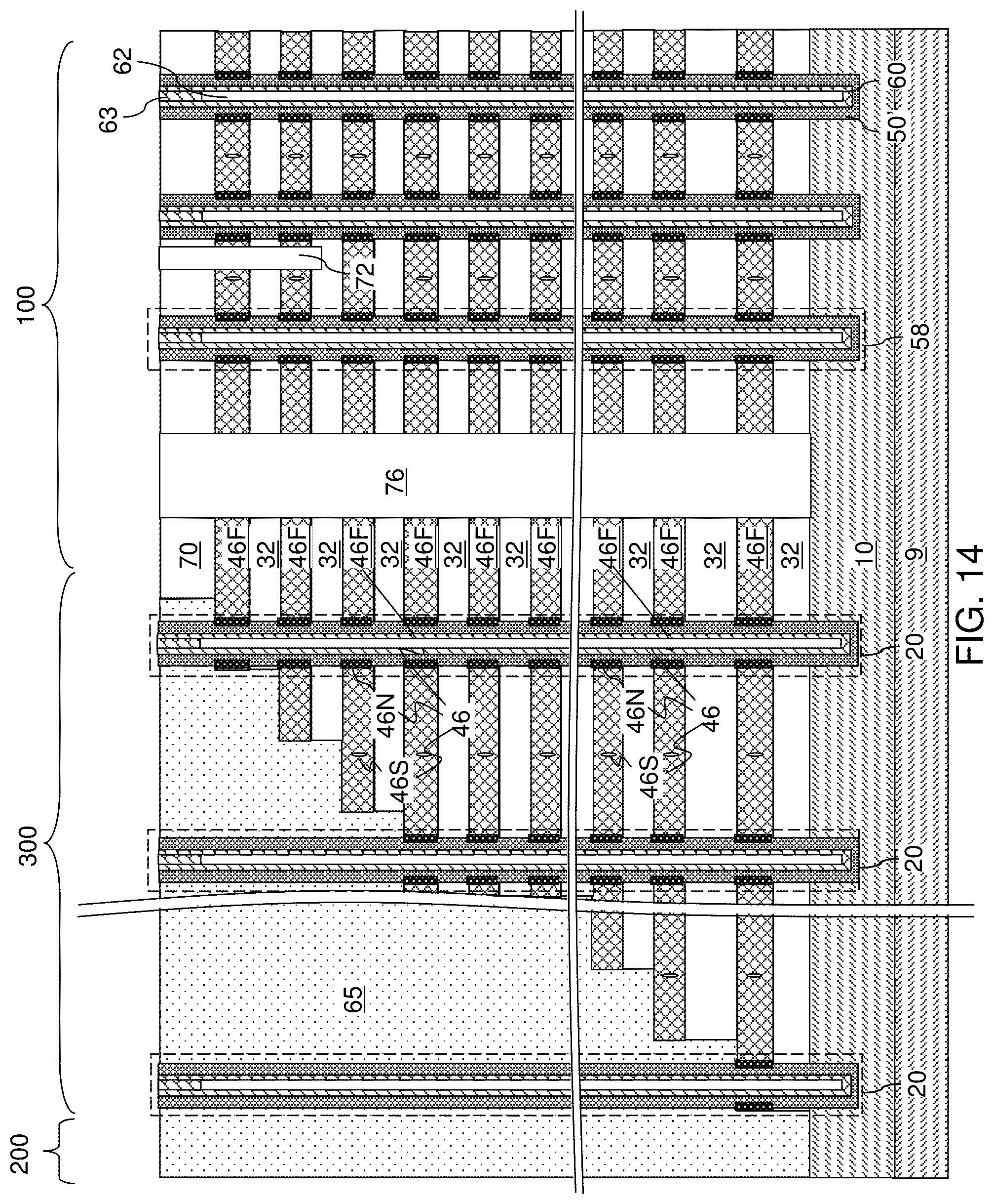 Patent US12101936 Figure 17 – Three dimensional memory device and method of making thereof by forming channel and memory film after word line replacement