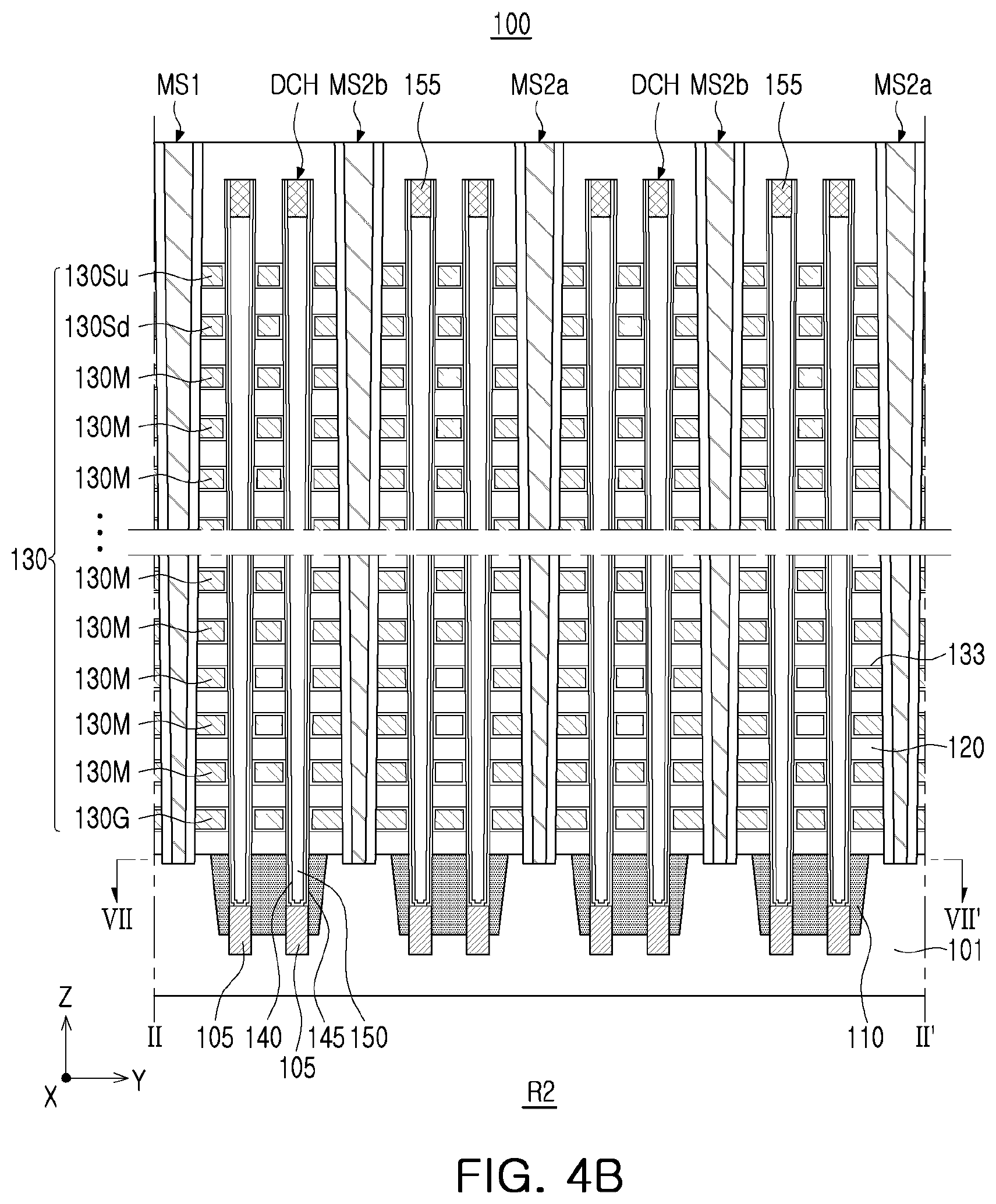 Patent US12101937 Figure 6 – 3D semiconductor memory device