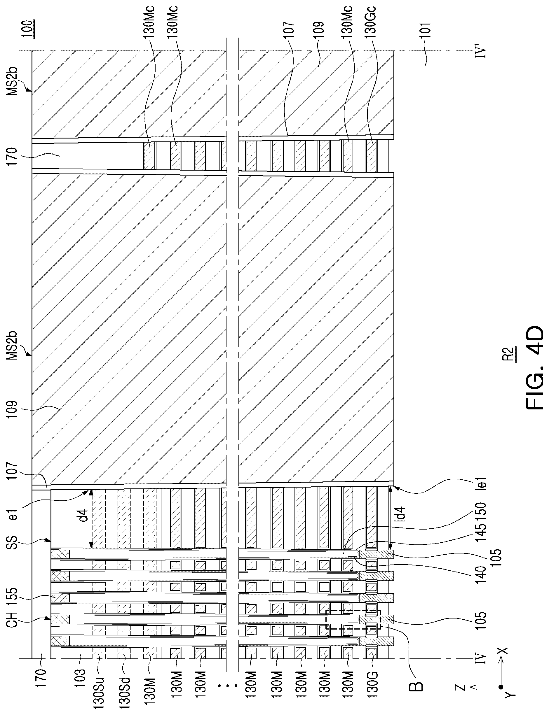 Patent US12101937 Figure 8 – 3D semiconductor memory device