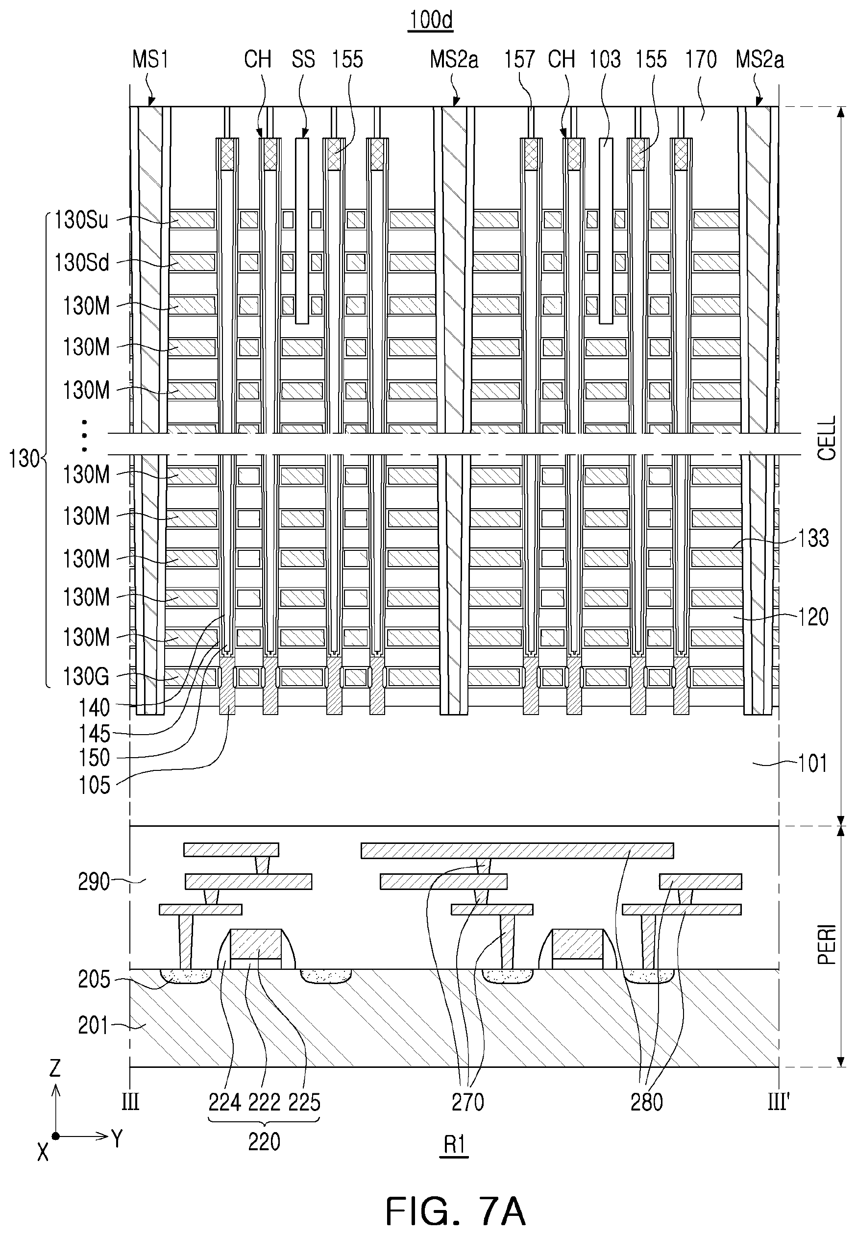 Patent US12101937 Figure 16 – 3D semiconductor memory device