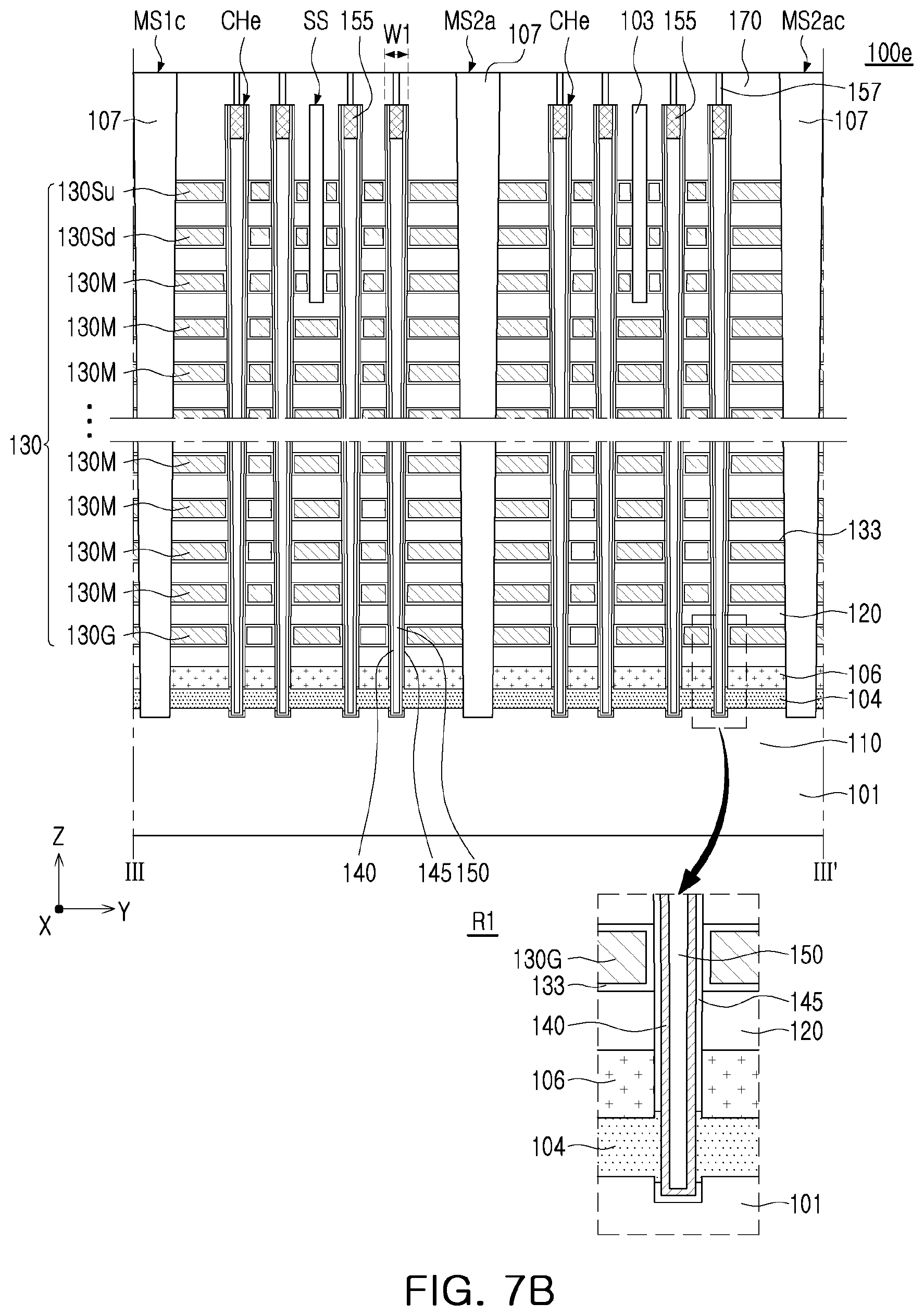Patent US12101937 Figure 17 – 3D semiconductor memory device