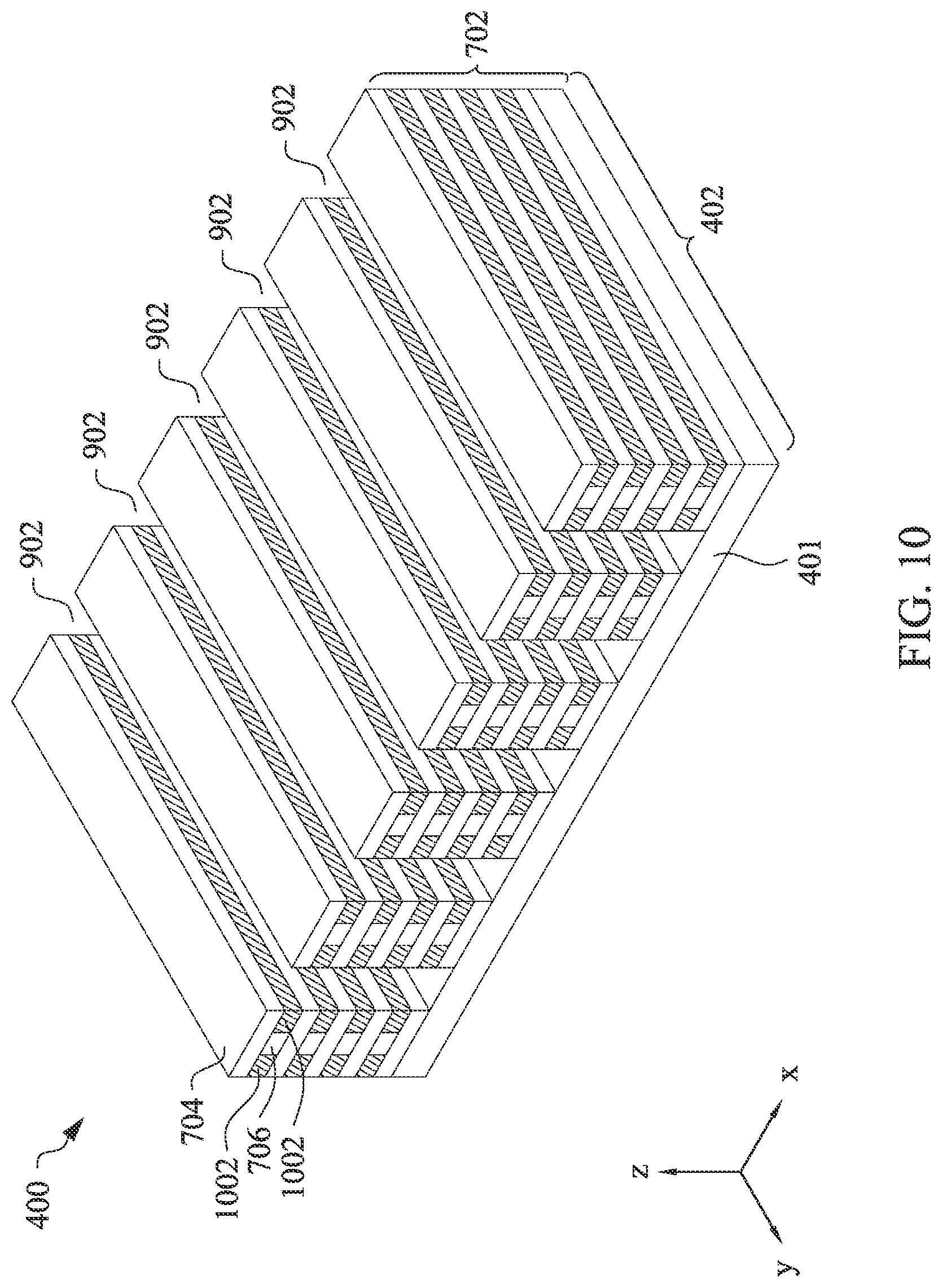 Patent US12101938 Figure 10 – Semiconductor memory devices and methods of manufacturing thereof
