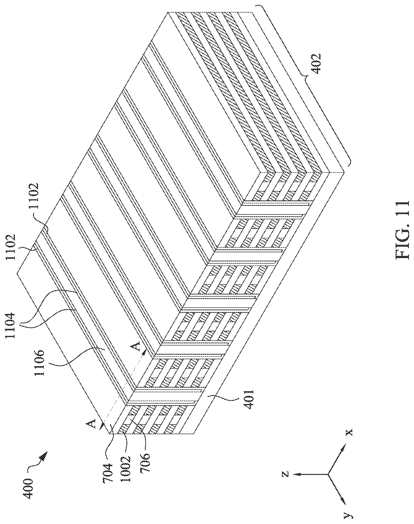 Patent US12101938 Figure 11 – Semiconductor memory devices and methods of manufacturing thereof