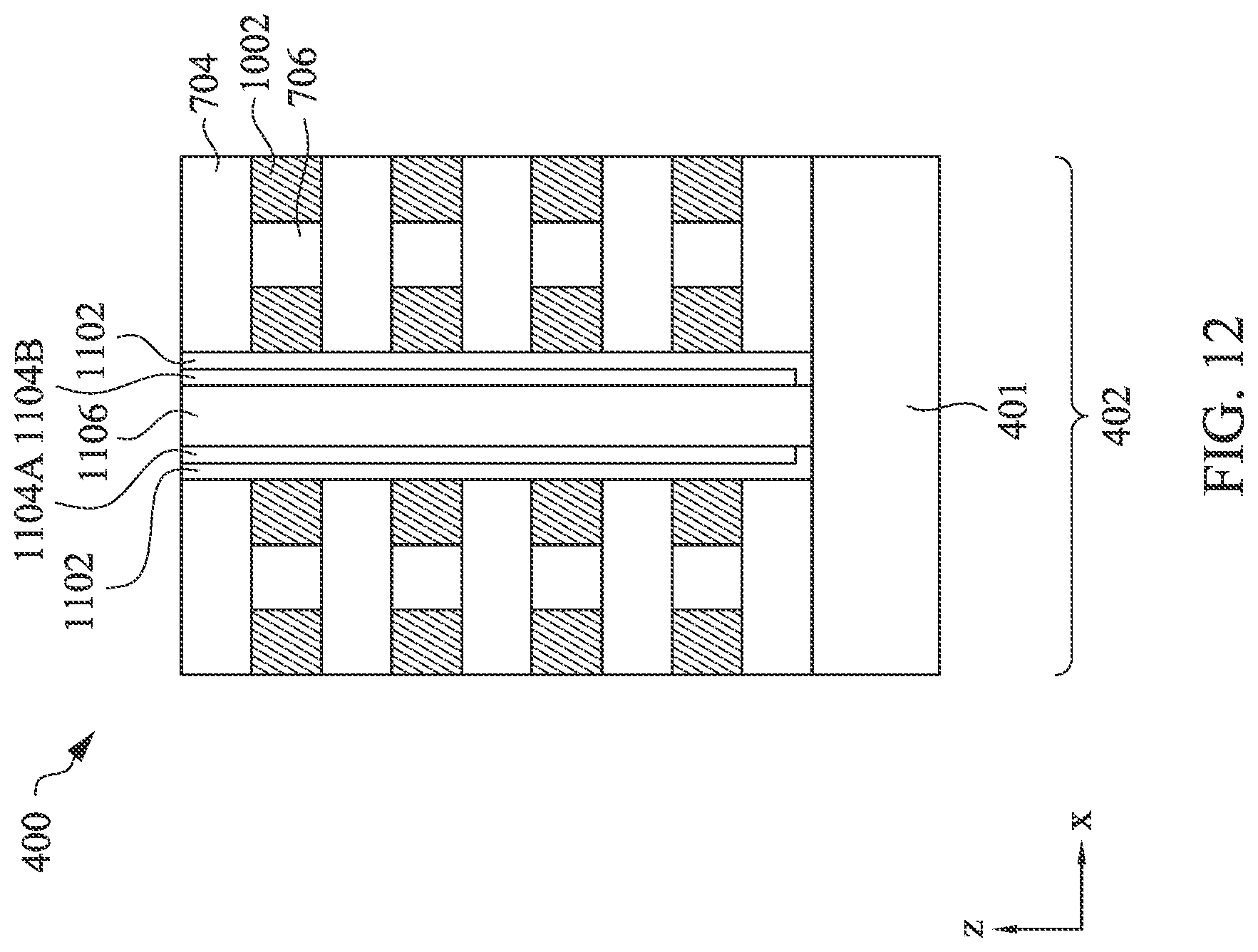 Patent US12101938 Figure 12 – Semiconductor memory devices and methods of manufacturing thereof
