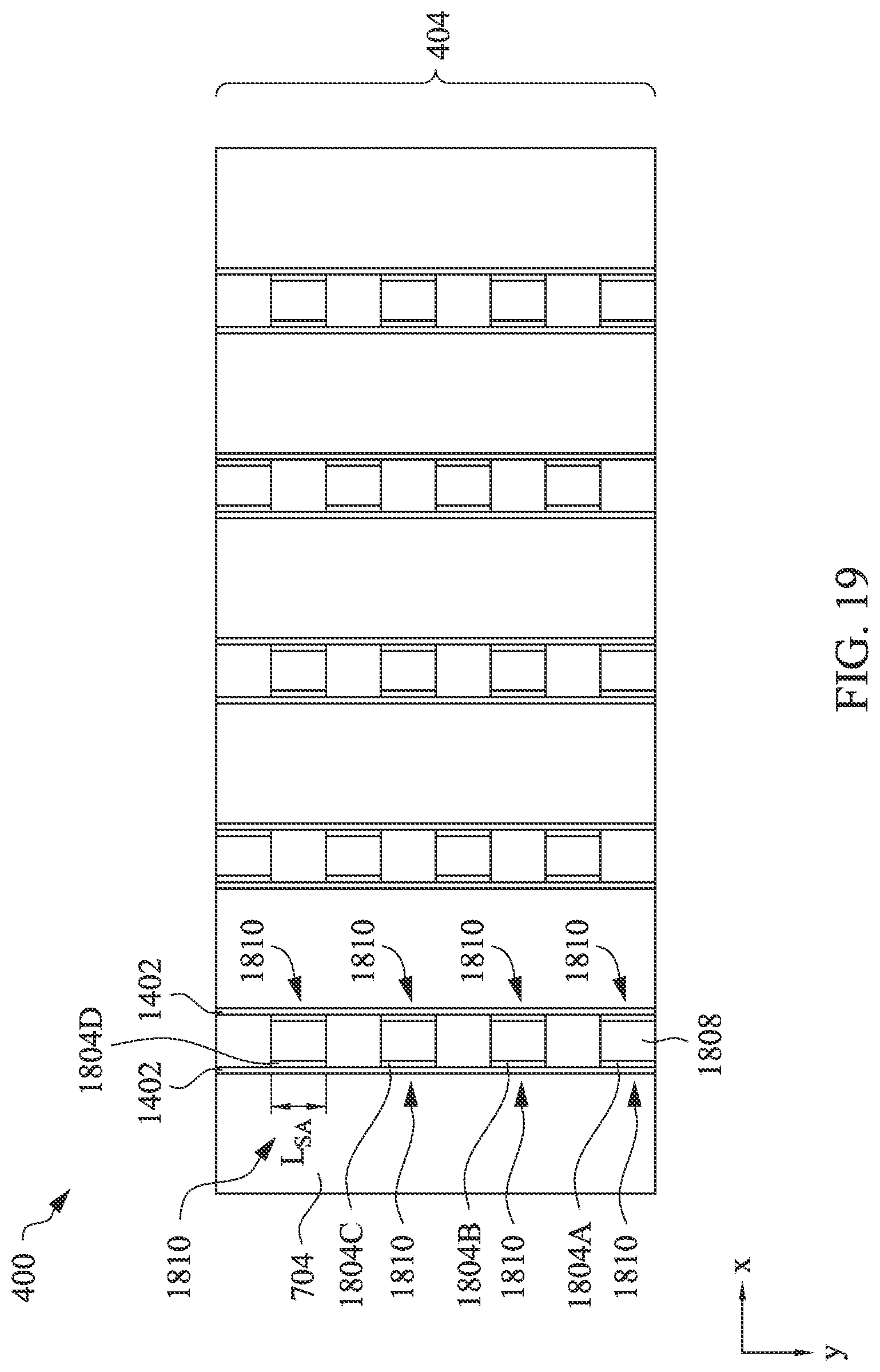 Patent US12101938 Figure 19 – Semiconductor memory devices and methods of manufacturing thereof