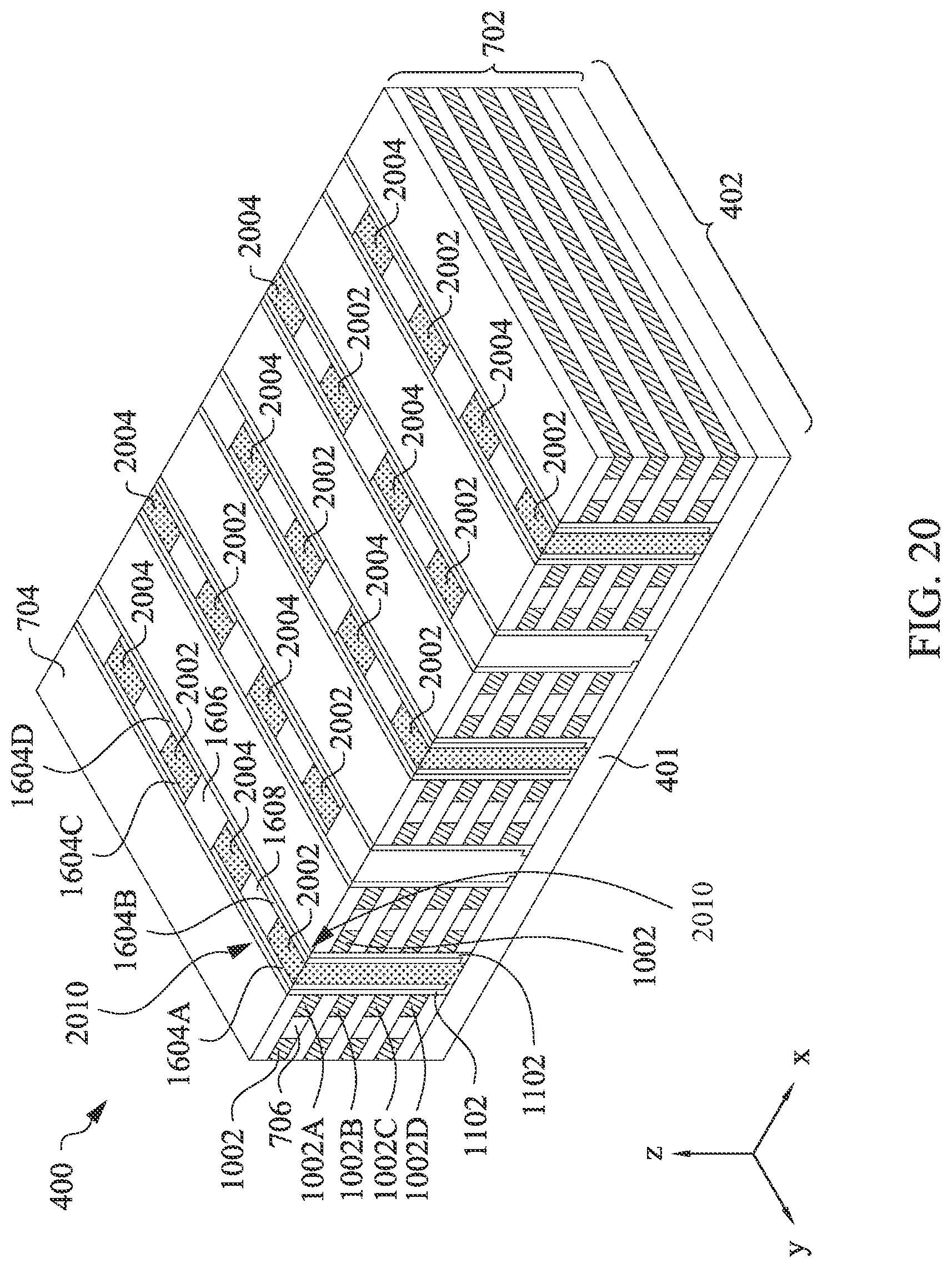 Patent US12101938 Figure 20 – Semiconductor memory devices and methods of manufacturing thereof