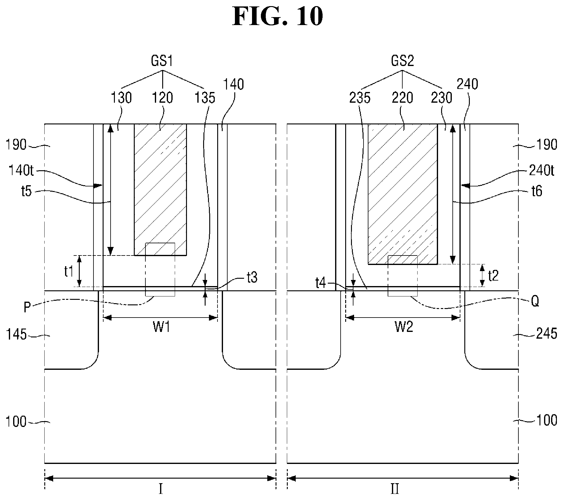 Patent US12101940 Figure 10 – Semiconductor device