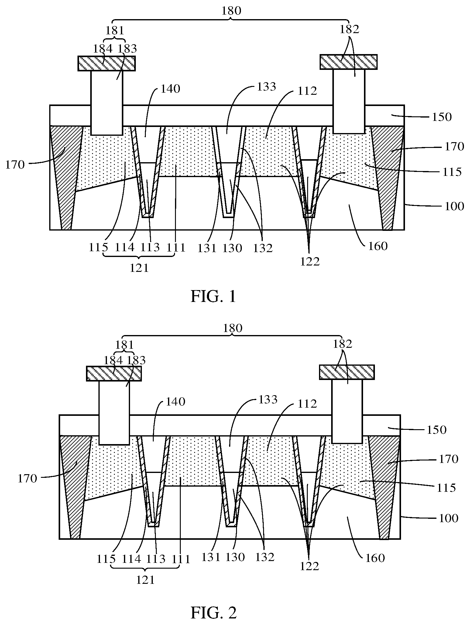Patent US12101943 Figure 1 – Semiconductor structure and fabrication method thereof