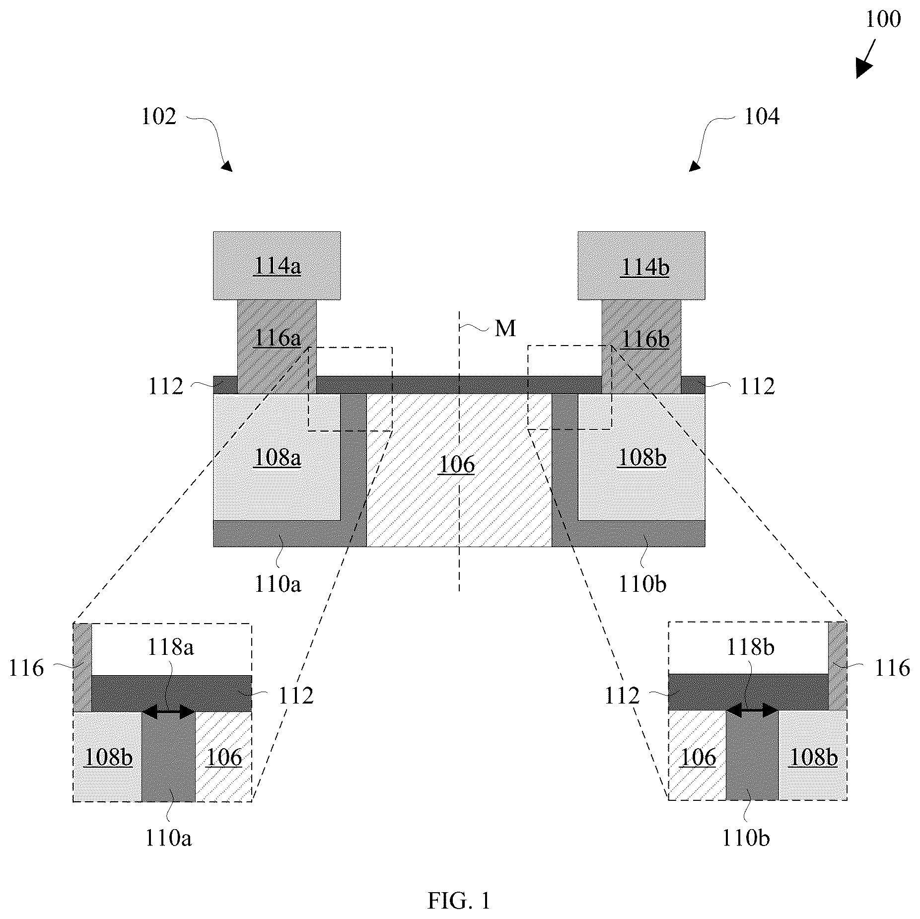 Patent US12101944 Figure 1 – Semiconductor memory devices
