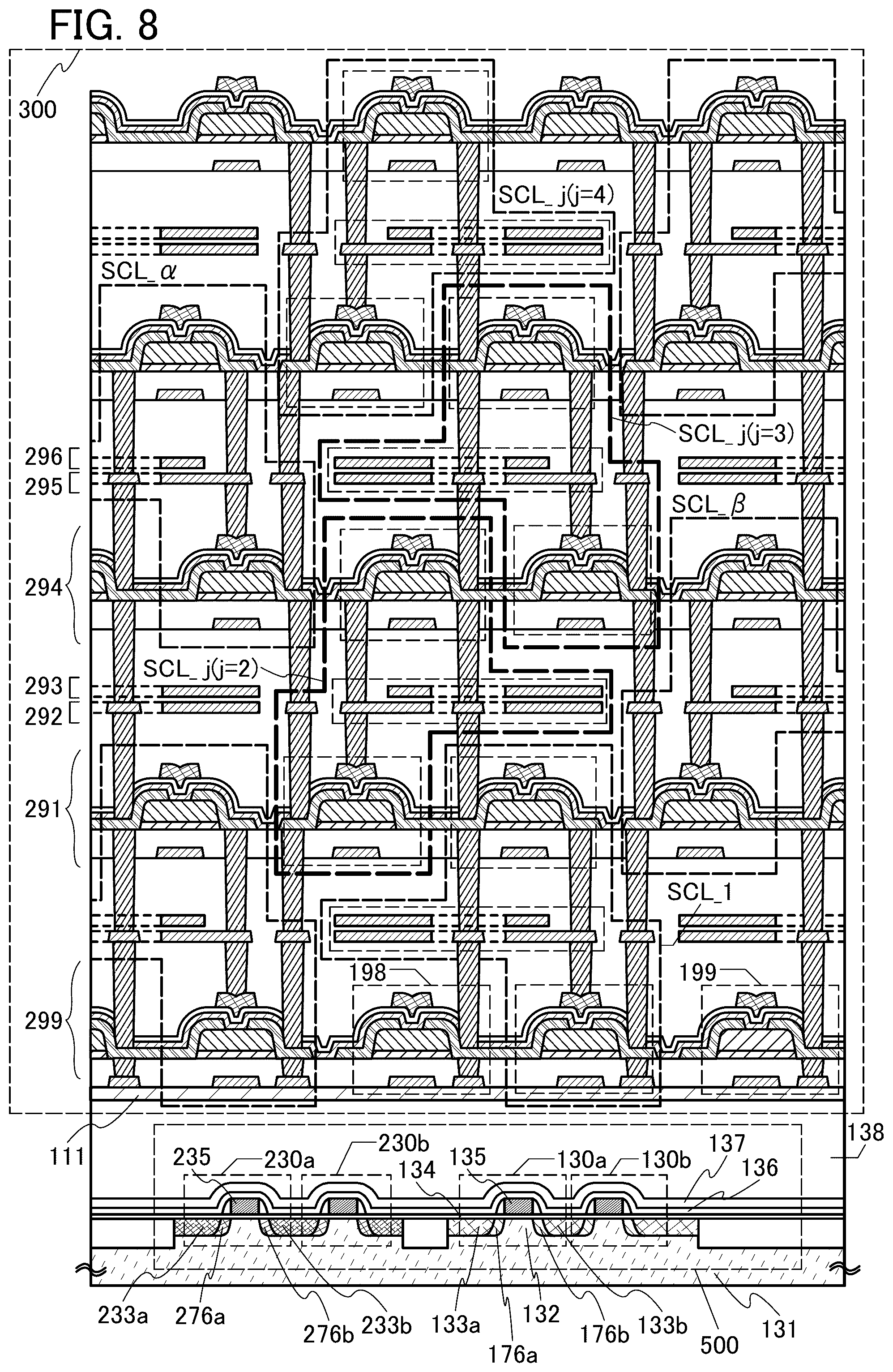 Patent US12101945 Figure 8 – Semiconductor device