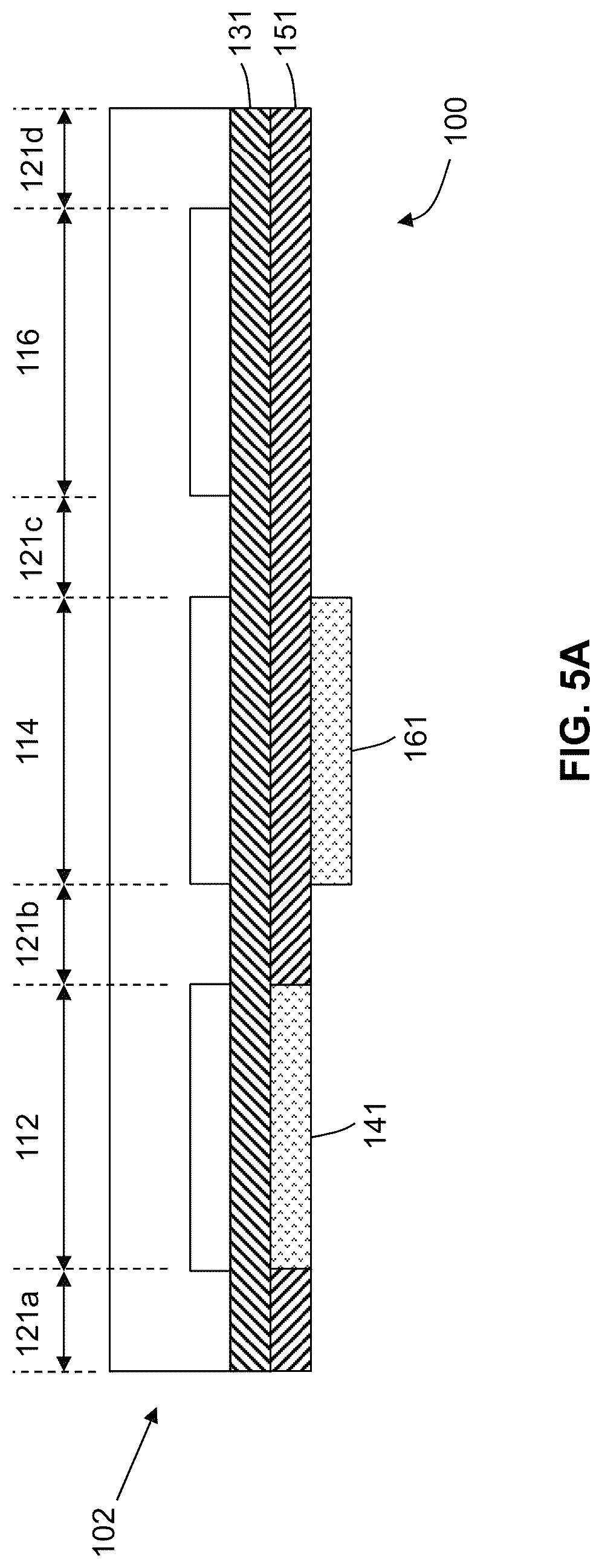 Patent US12101954 Figure 7 – Device including a conductive coating disposed over emissive regions and method therefore