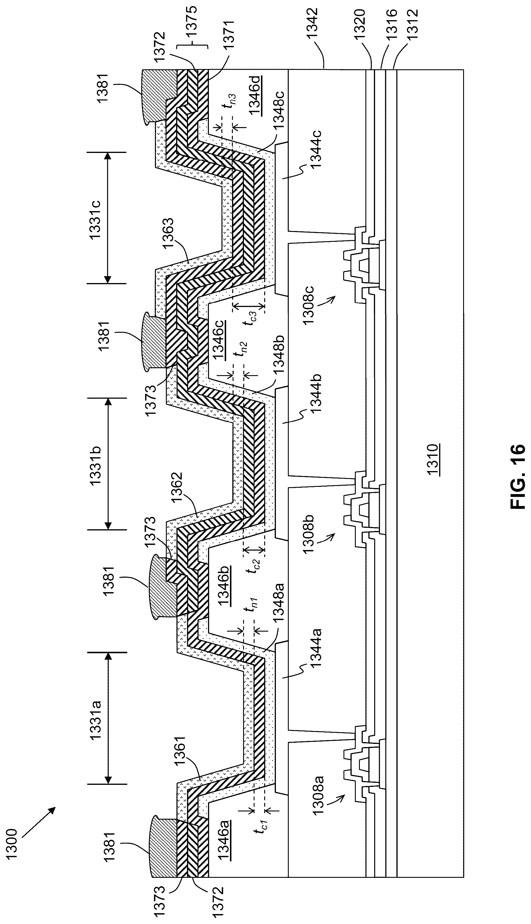 Patent US12101954 Figure 20 – Device including a conductive coating disposed over emissive regions and method therefore