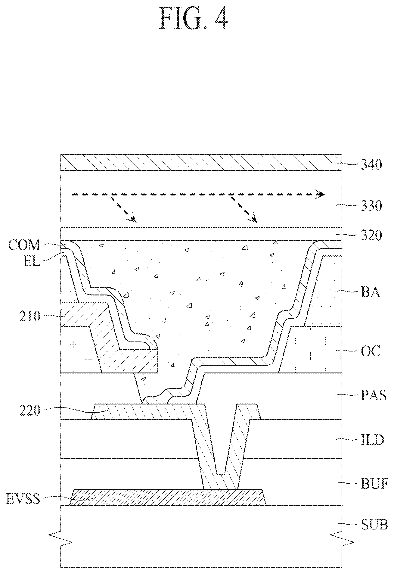 Patent US12101955 Figure 4 – Light emitting display device
