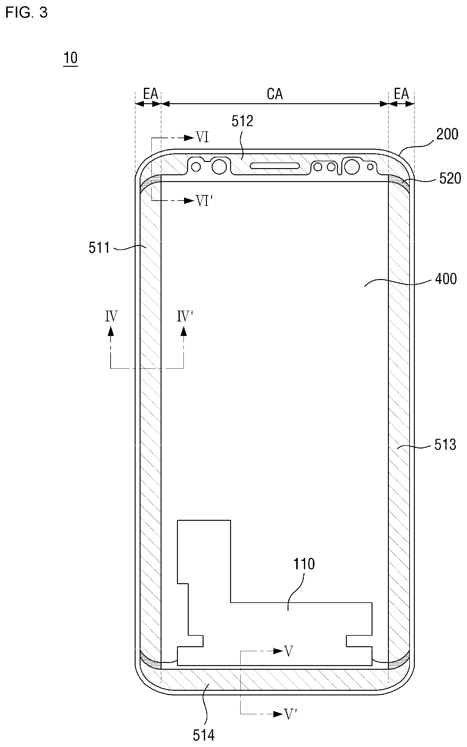 Patent US12101956 Figure 3 – Display device