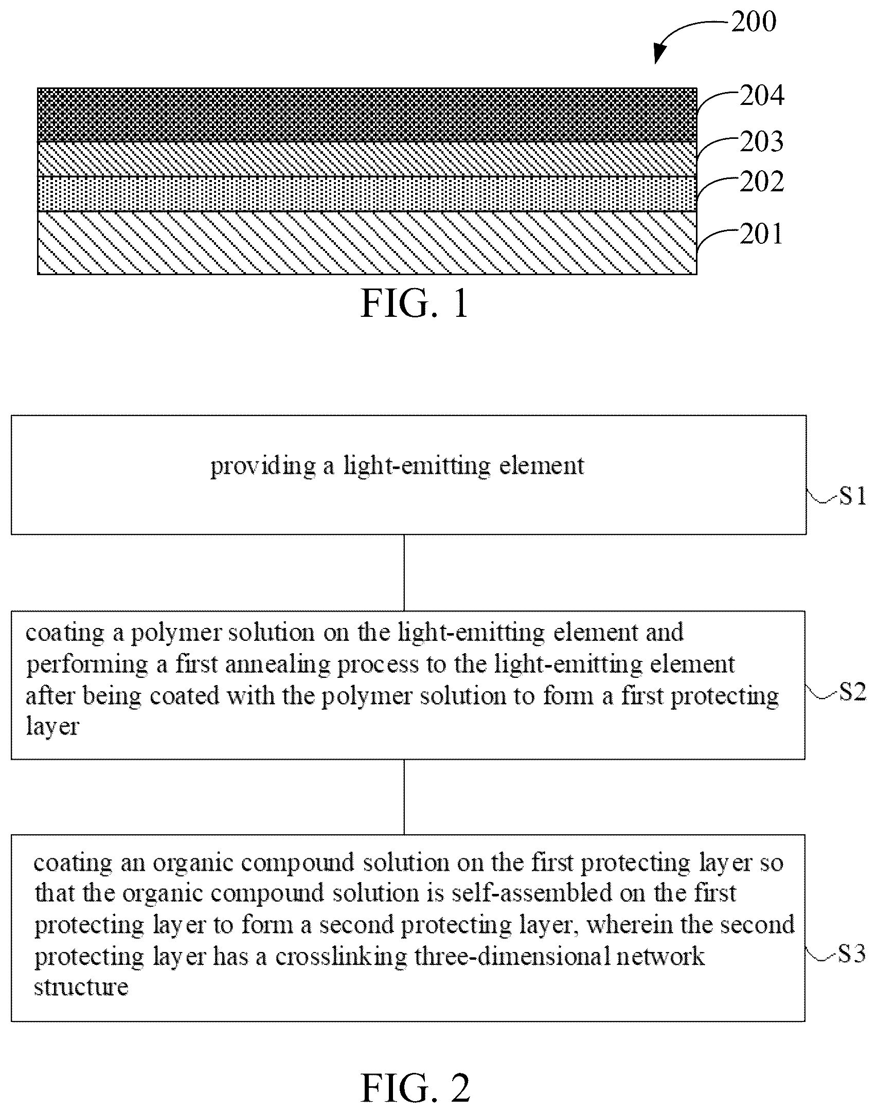 Patent US12101957 Figure 1 – Display panel and manufacturing method thereof