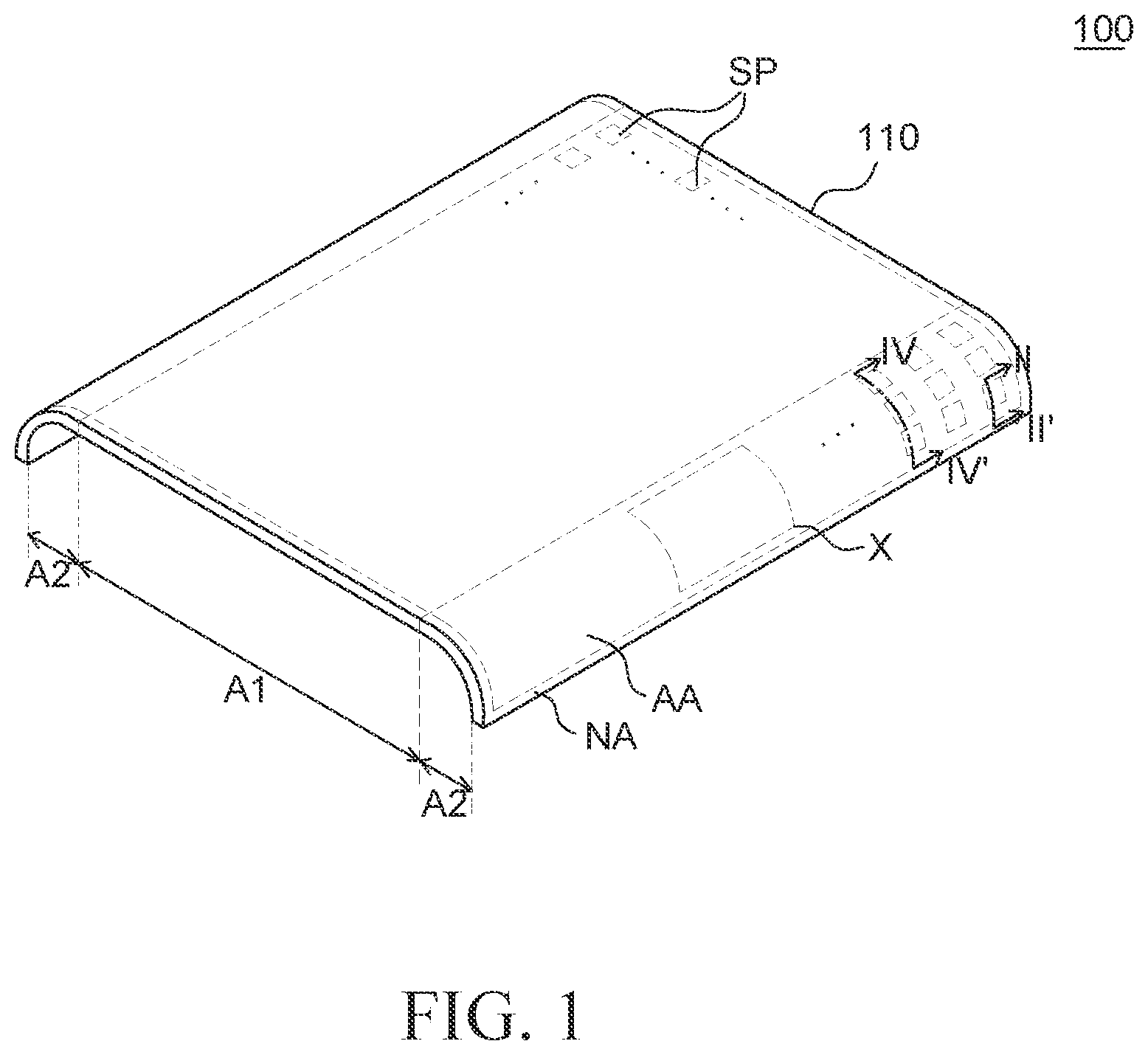 Patent US12101960 — Display apparatus — Figure 1