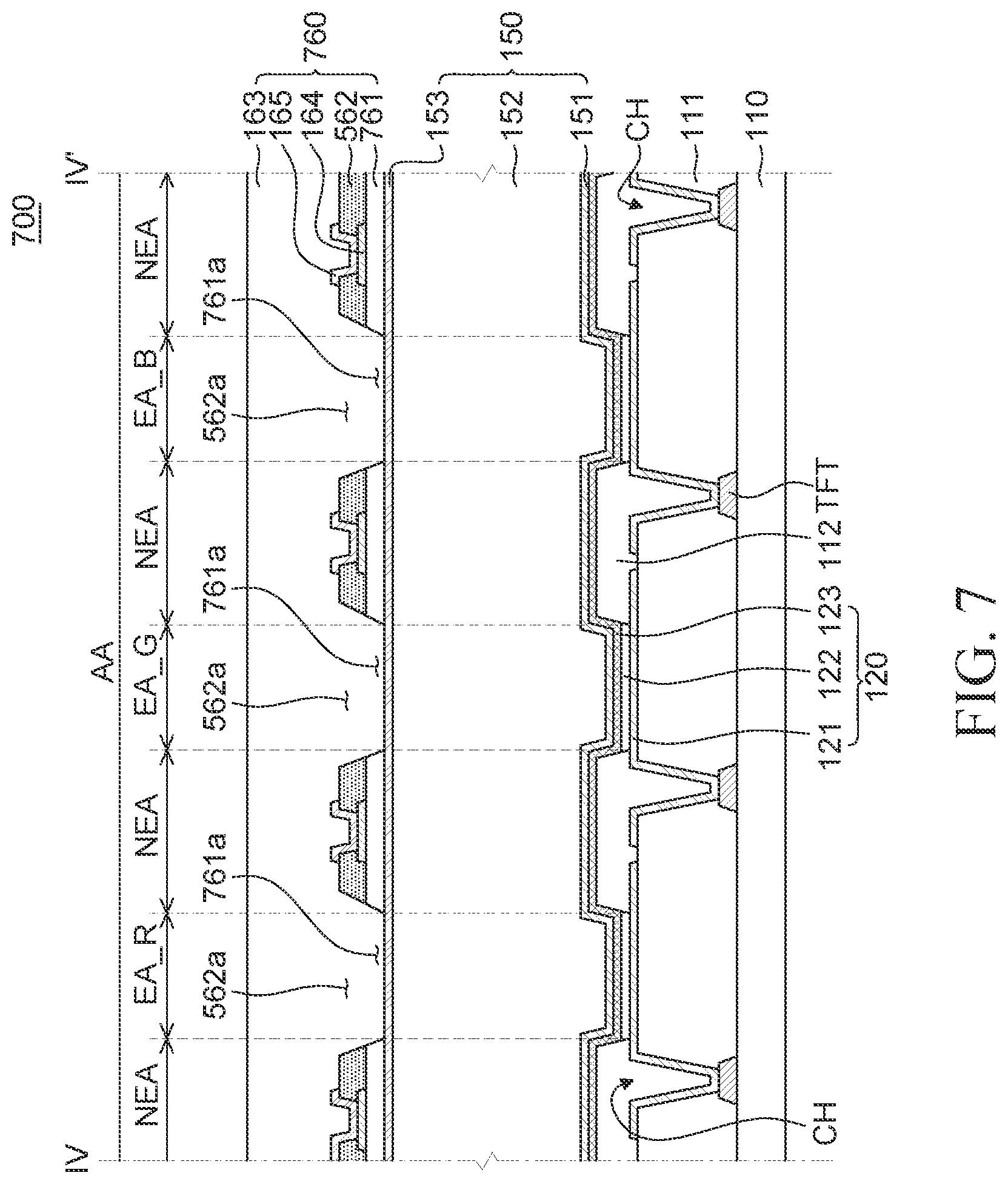 Patent US12101960 Figure 7 – Display apparatus