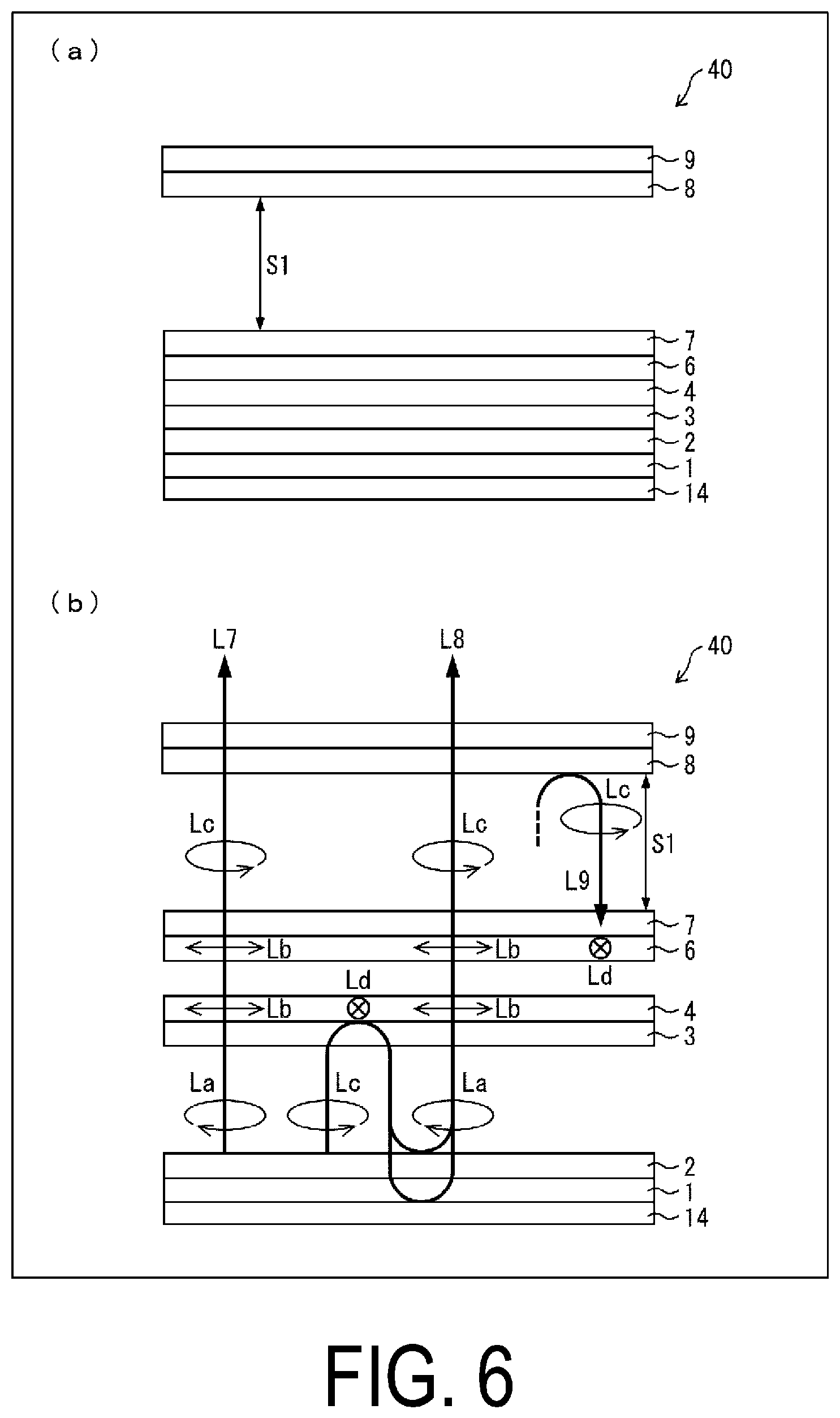 Patent US12101963 Figure 6 – Display device including reflective and absorbing polarizers