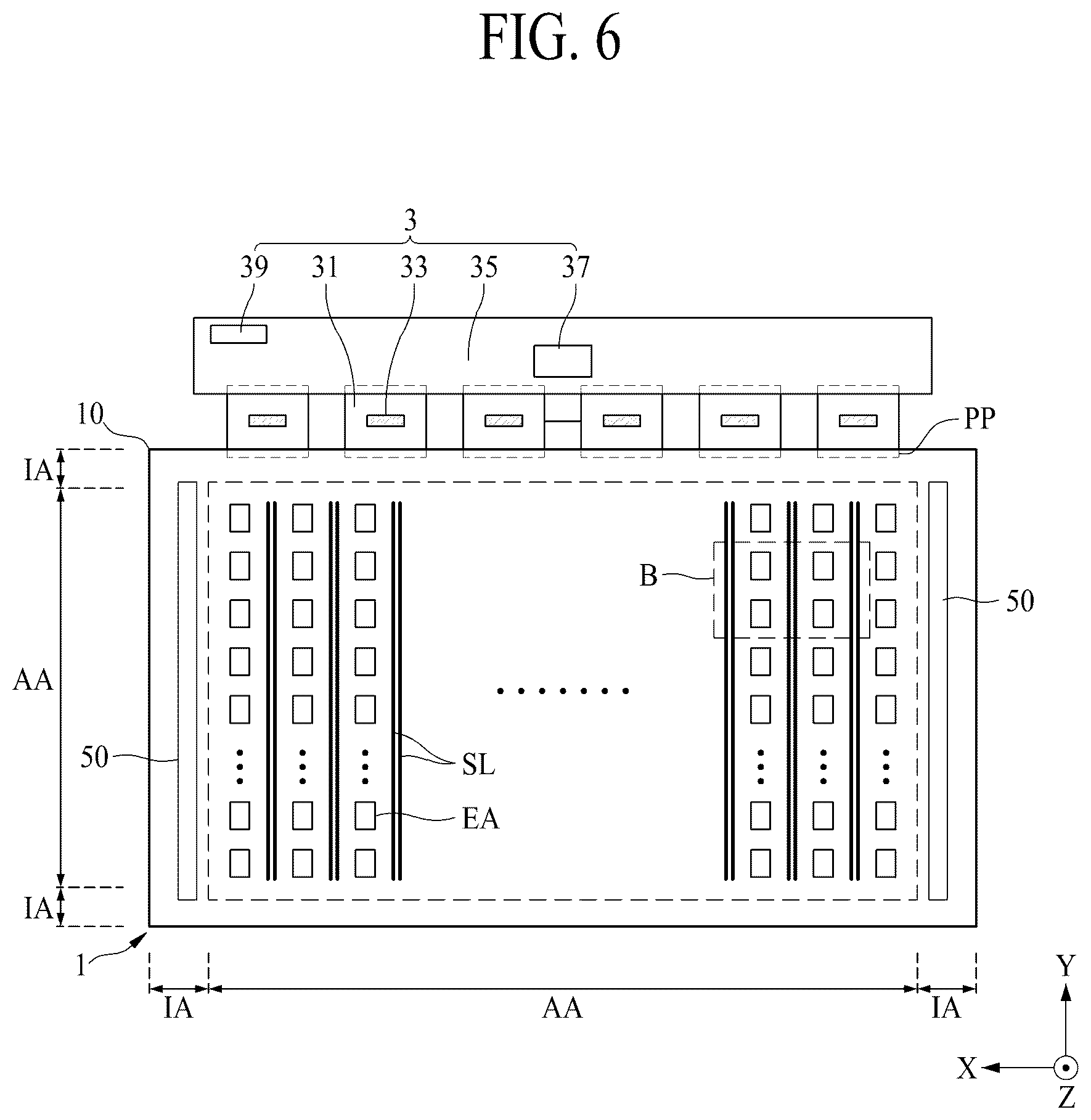 Patent US12101964 Figure 6 – Electroluminescence display apparatus