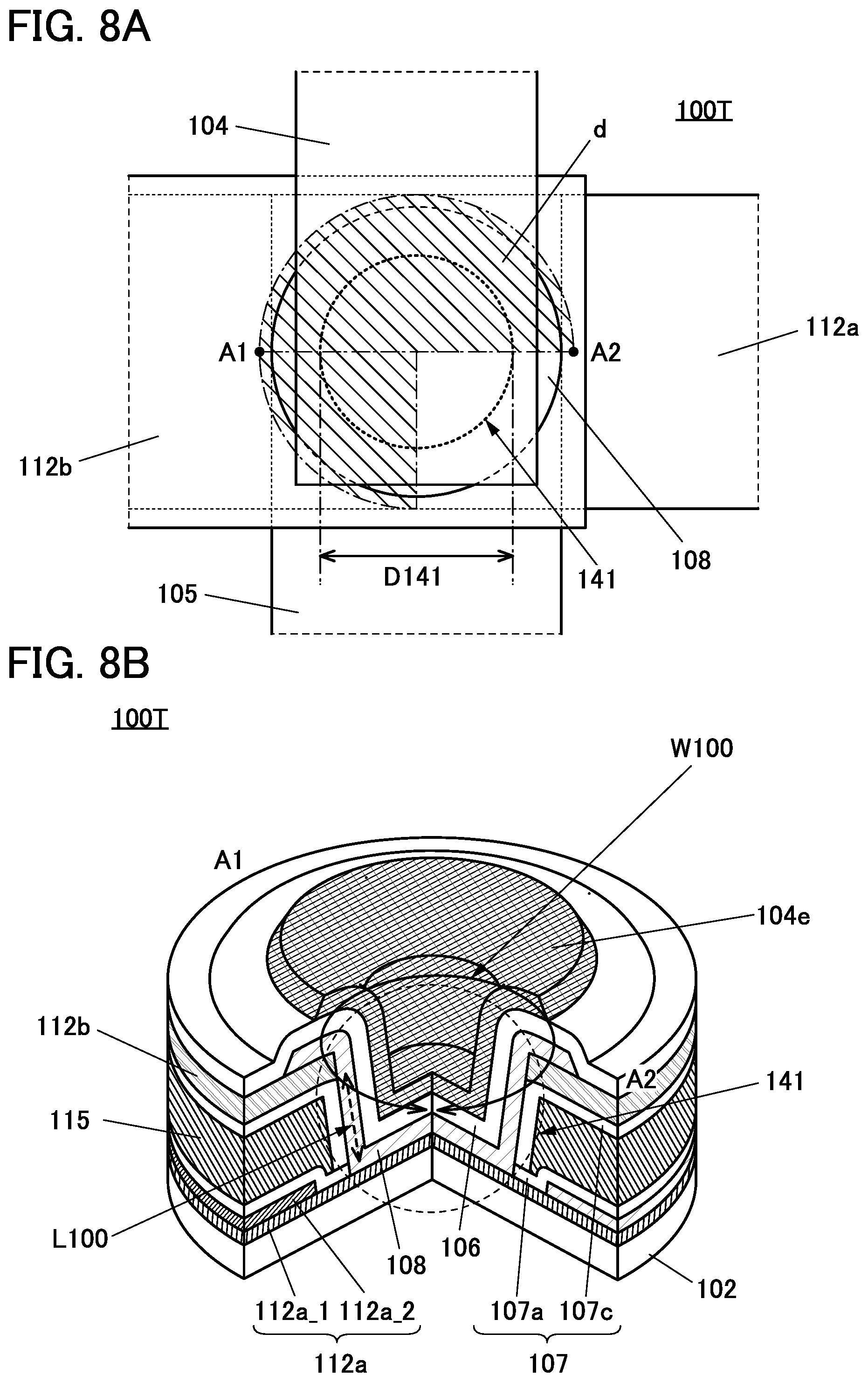 Patent US12101966 Figure 8 – Display device and electronic device