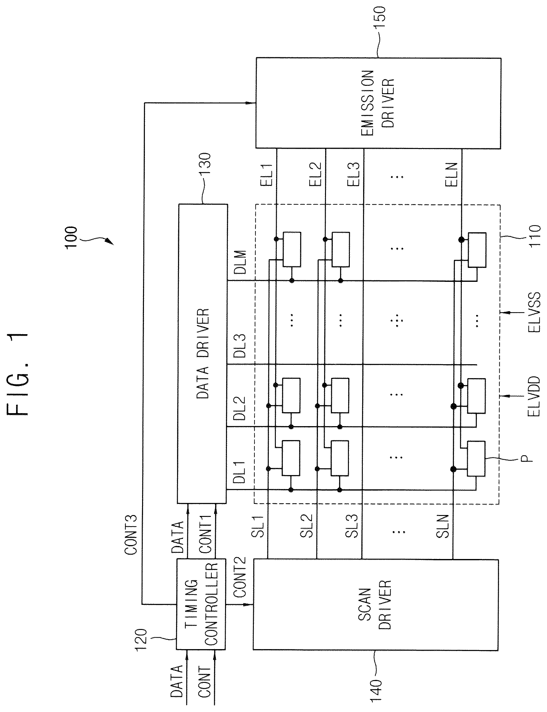 Patent US12101967 Figure 1 – Display device