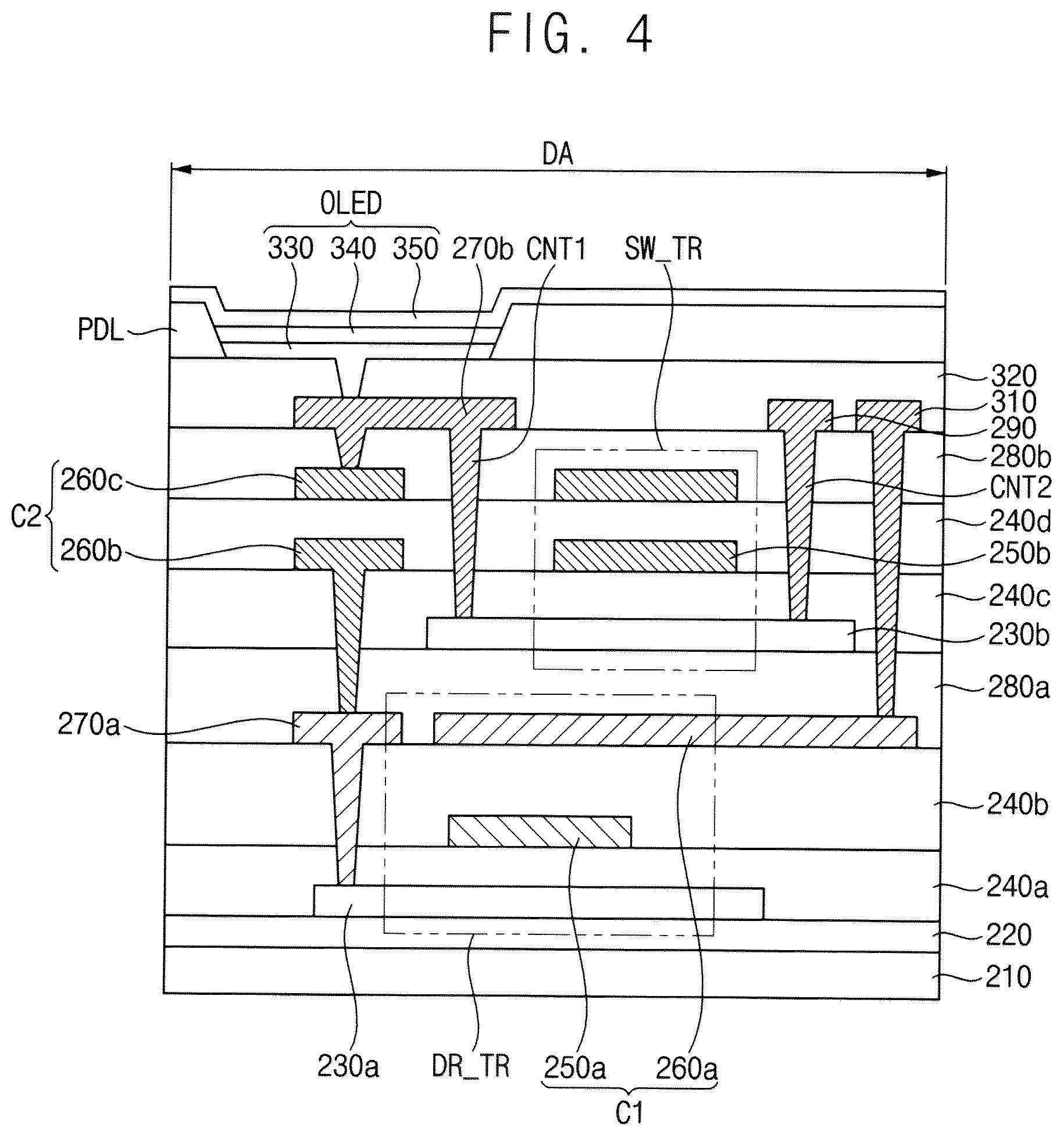 Patent US12101967 Figure 4 – Display device