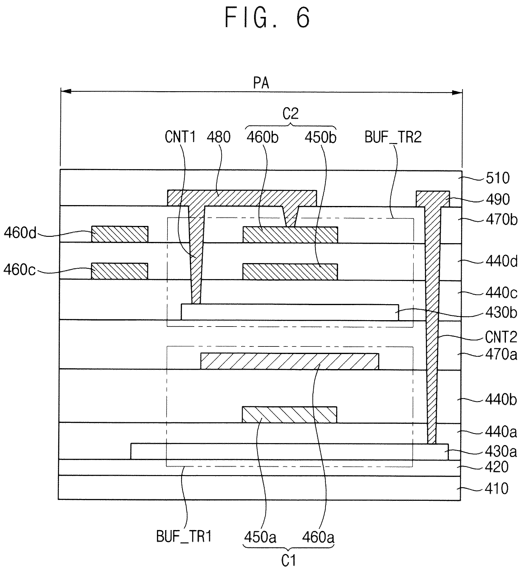 Patent US12101967 Figure 6 – Display device