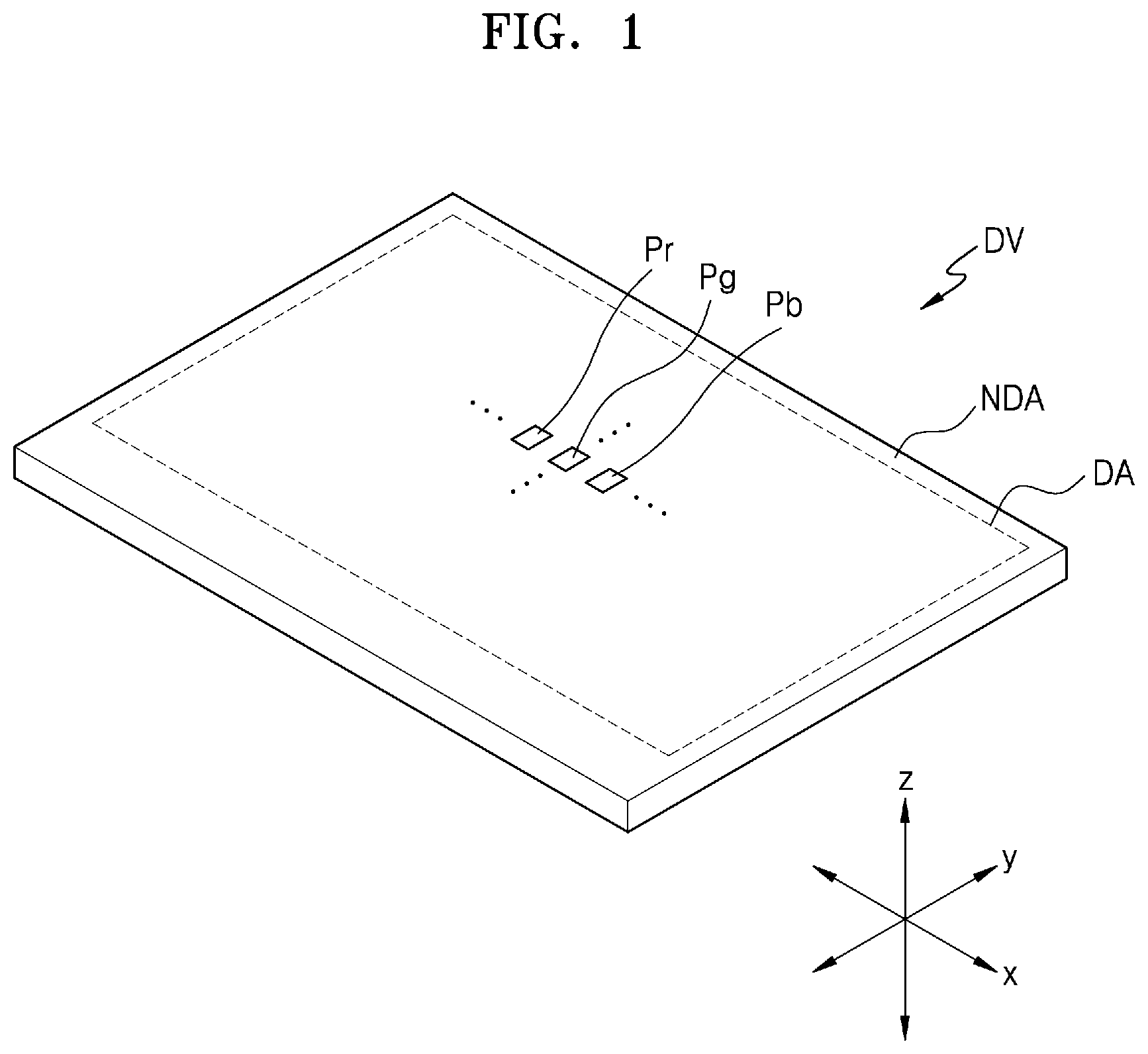 Patent US12101969 Figure 1 – Display device and method of manufacturing the same
