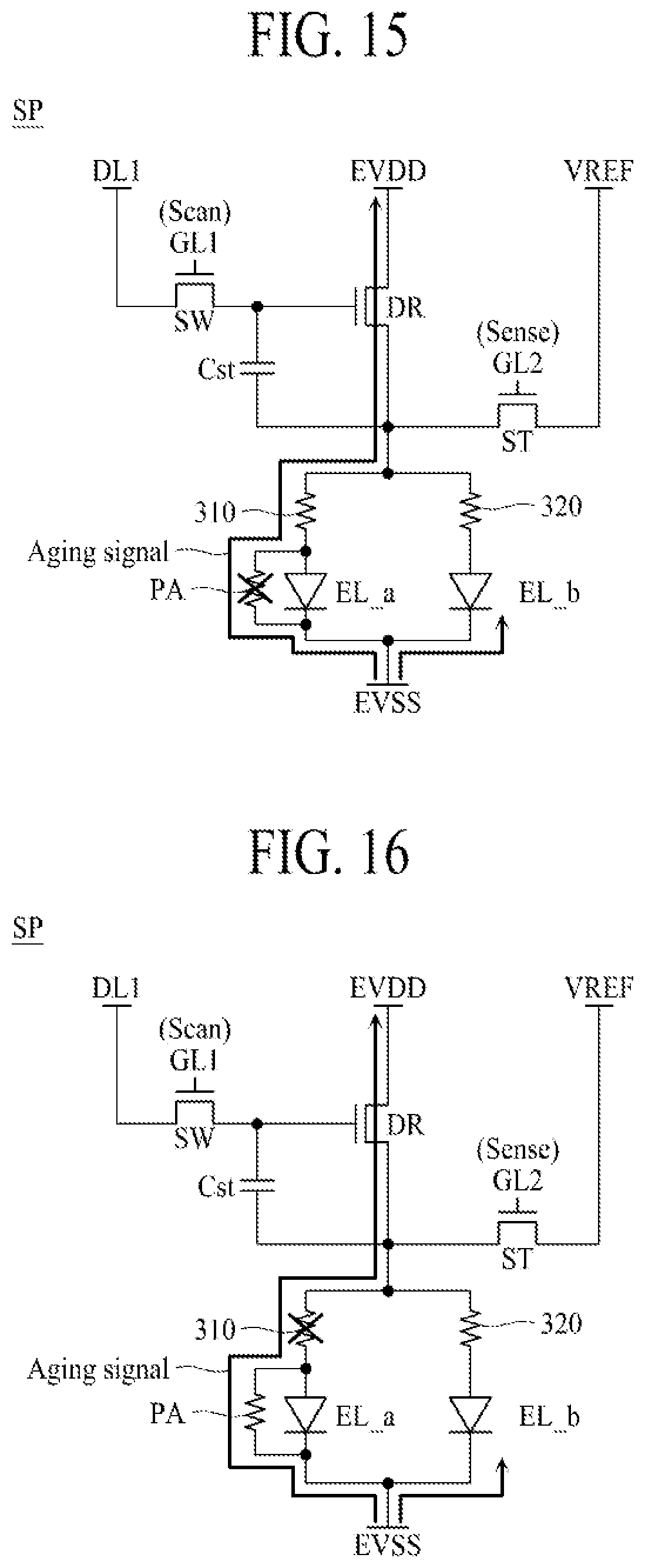 Patent US12101970 Figure 10 – Light emitting display device having repair structure