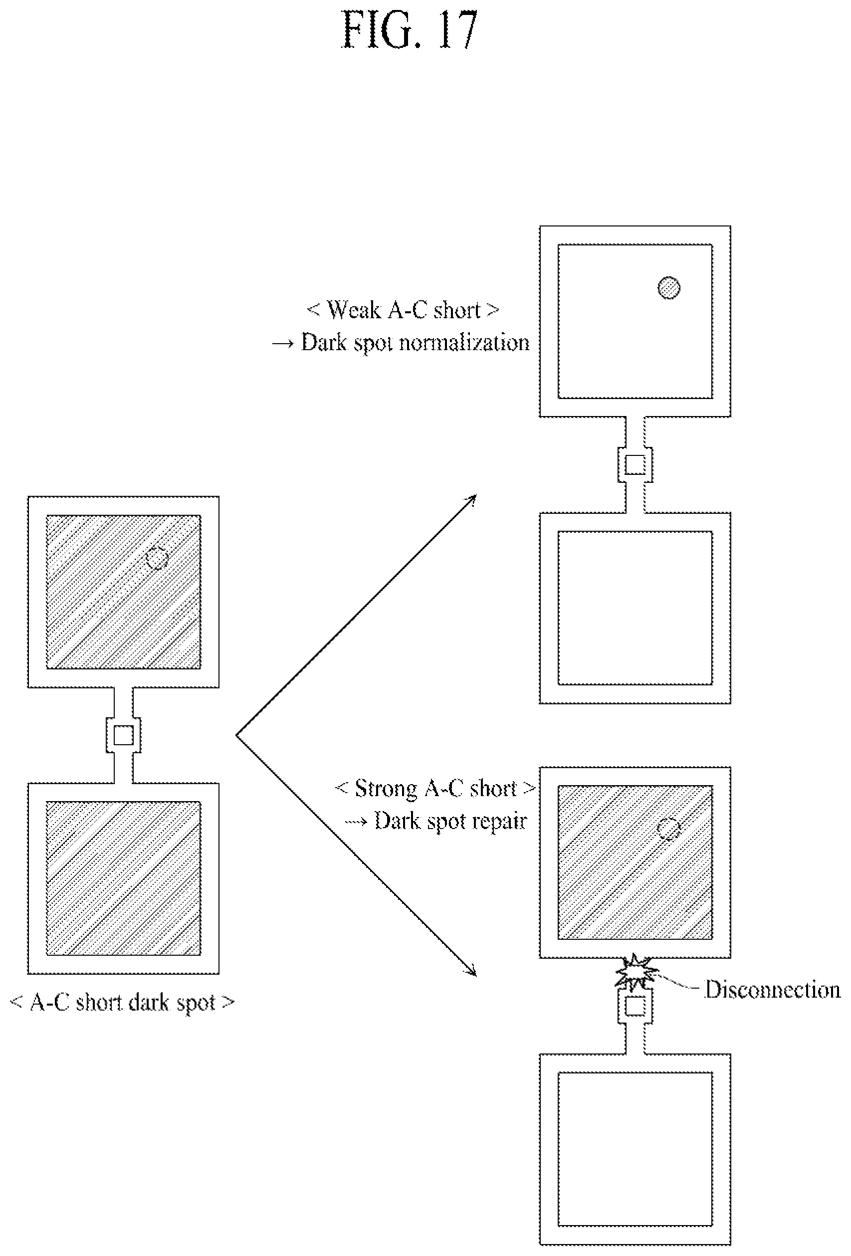 Patent US12101970 Figure 11 – Light emitting display device having repair structure