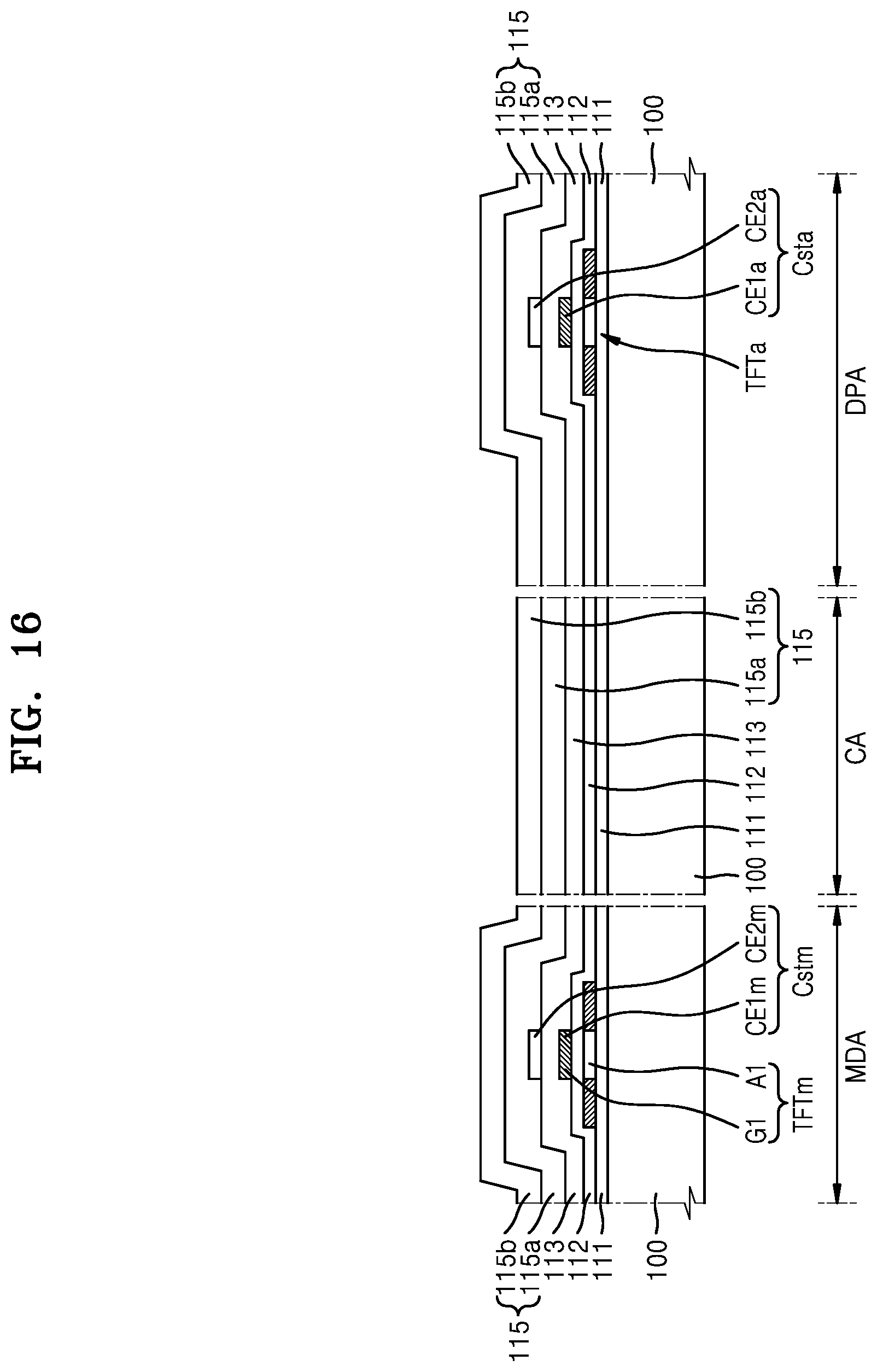 Patent US12101971 Figure 16 – Display apparatus and method of manufacturing the same