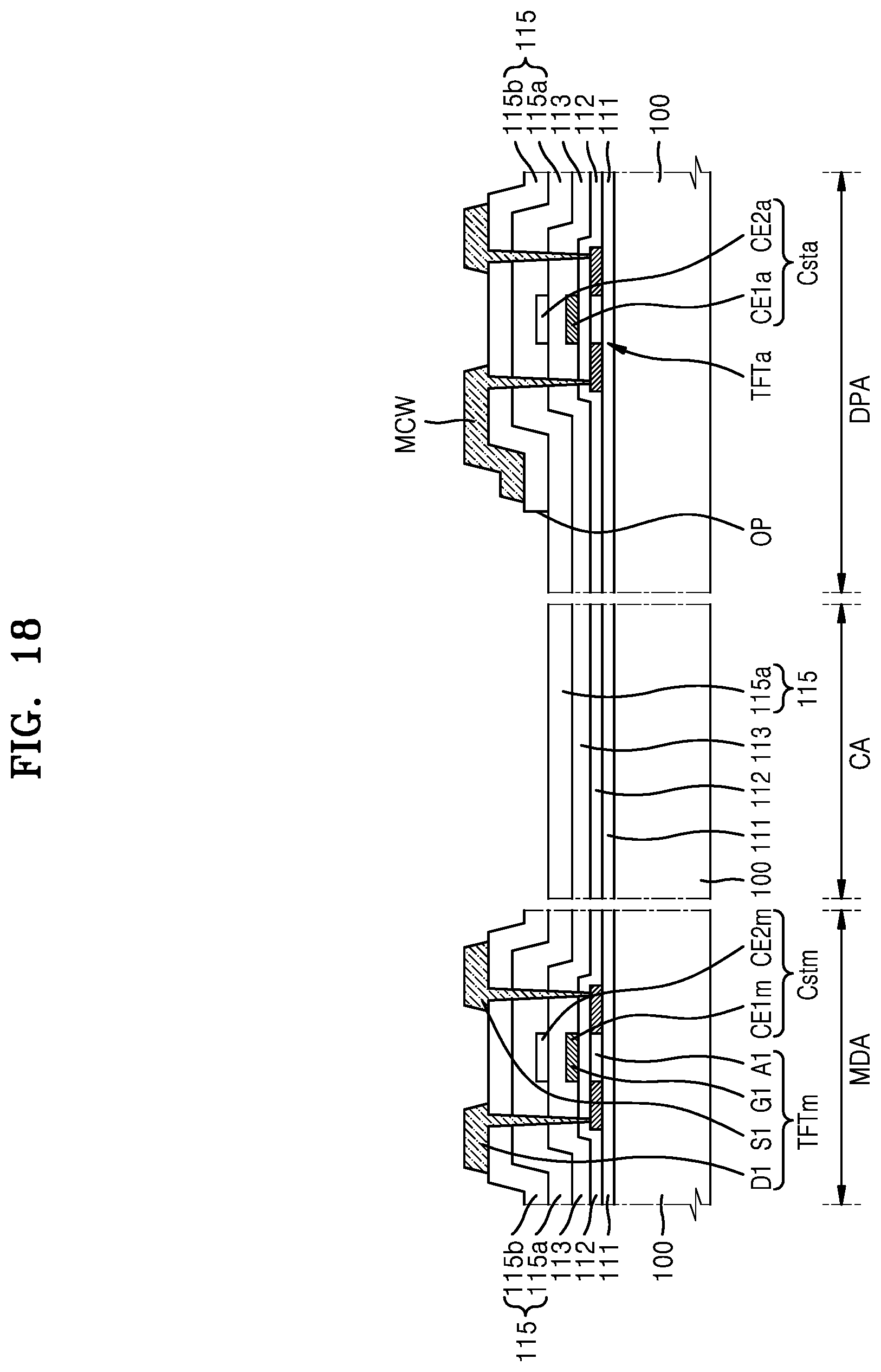 Patent US12101971 Figure 18 – Display apparatus and method of manufacturing the same