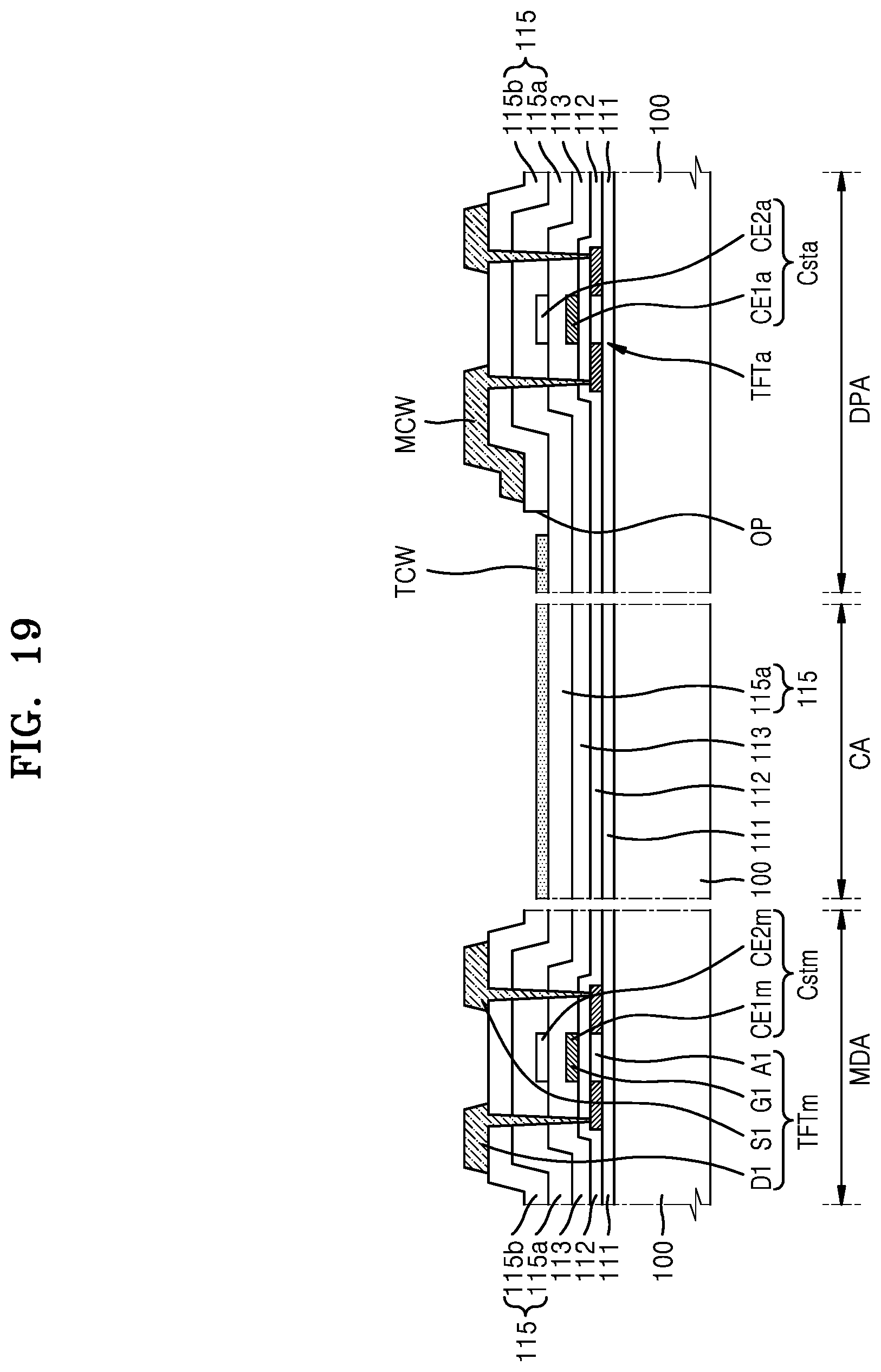 Patent US12101971 Figure 19 – Display apparatus and method of manufacturing the same