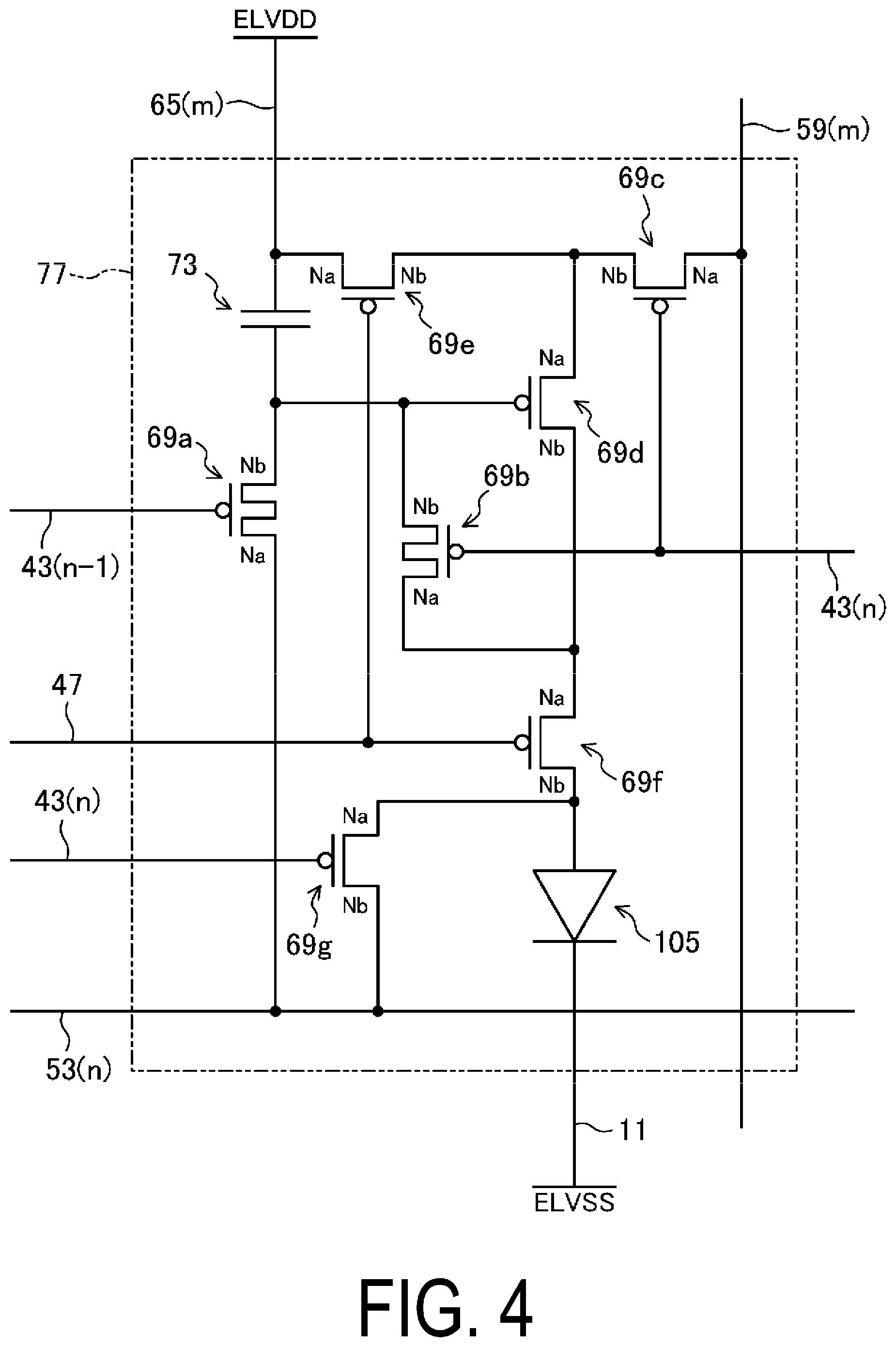 Patent US12101974 Figure 4 – Display device