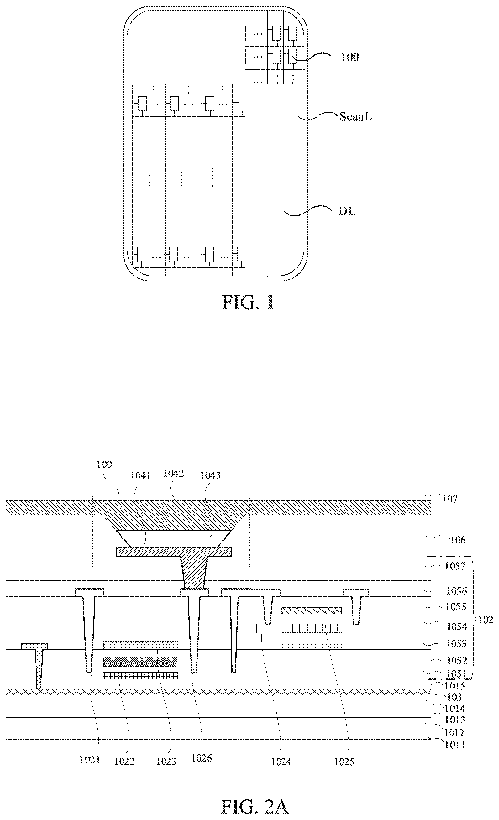 Patent US12101975 — Display panel and display device — Figure 1